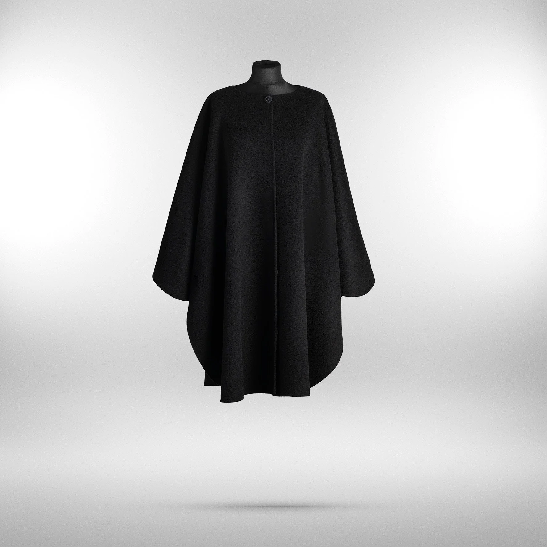 Audrey Cape — Double-Faced Cashmere — The Draped Cape by CASTELLAINES