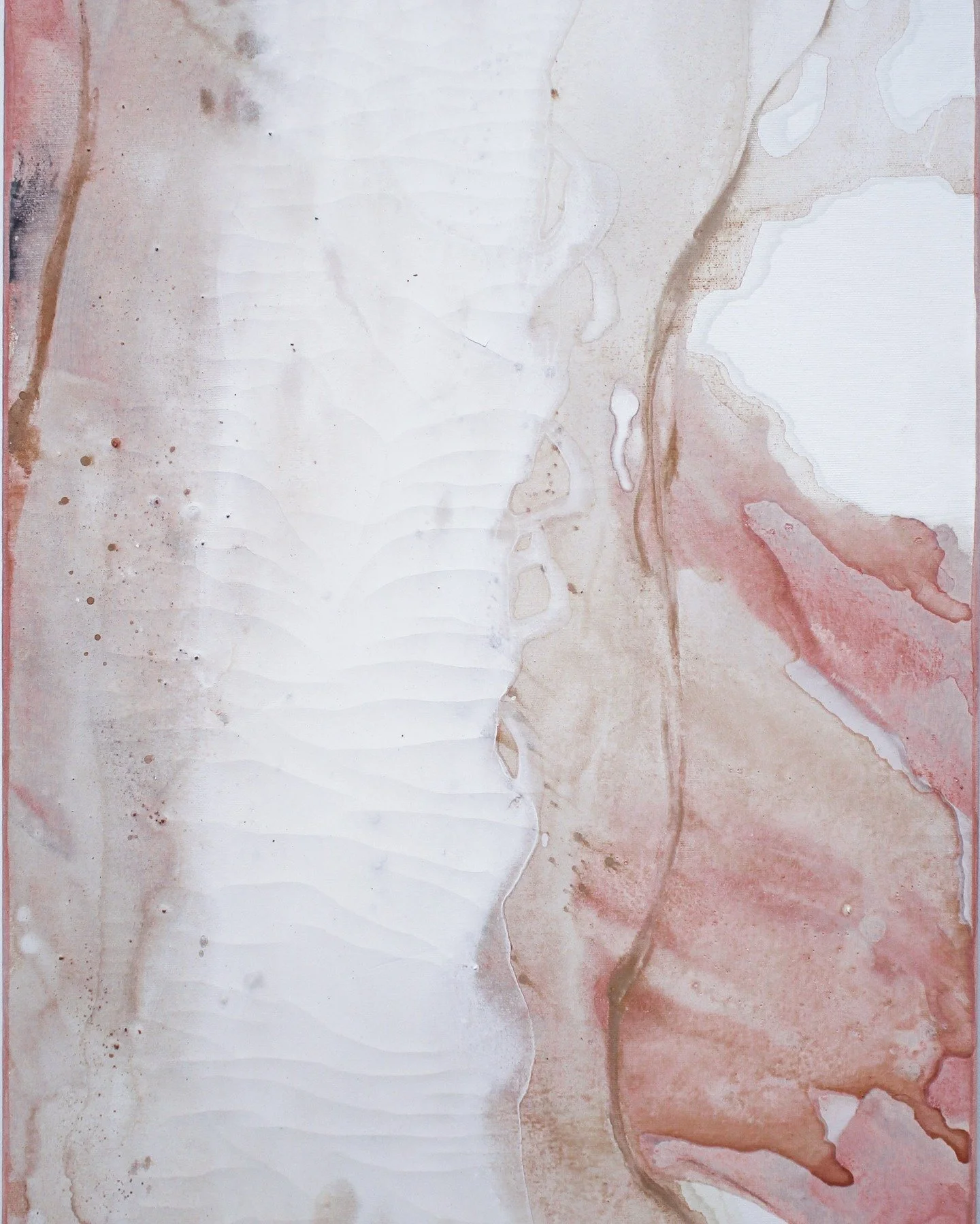 These are the second and third paintings from my earth pigment series on alchemy, created for my first exhibition at the @kuschain gallery, a project by @lebenshilfe_bruck_kapfenberg. The series traces the stages of the Magnum Opus &mdash; alchemy&rs