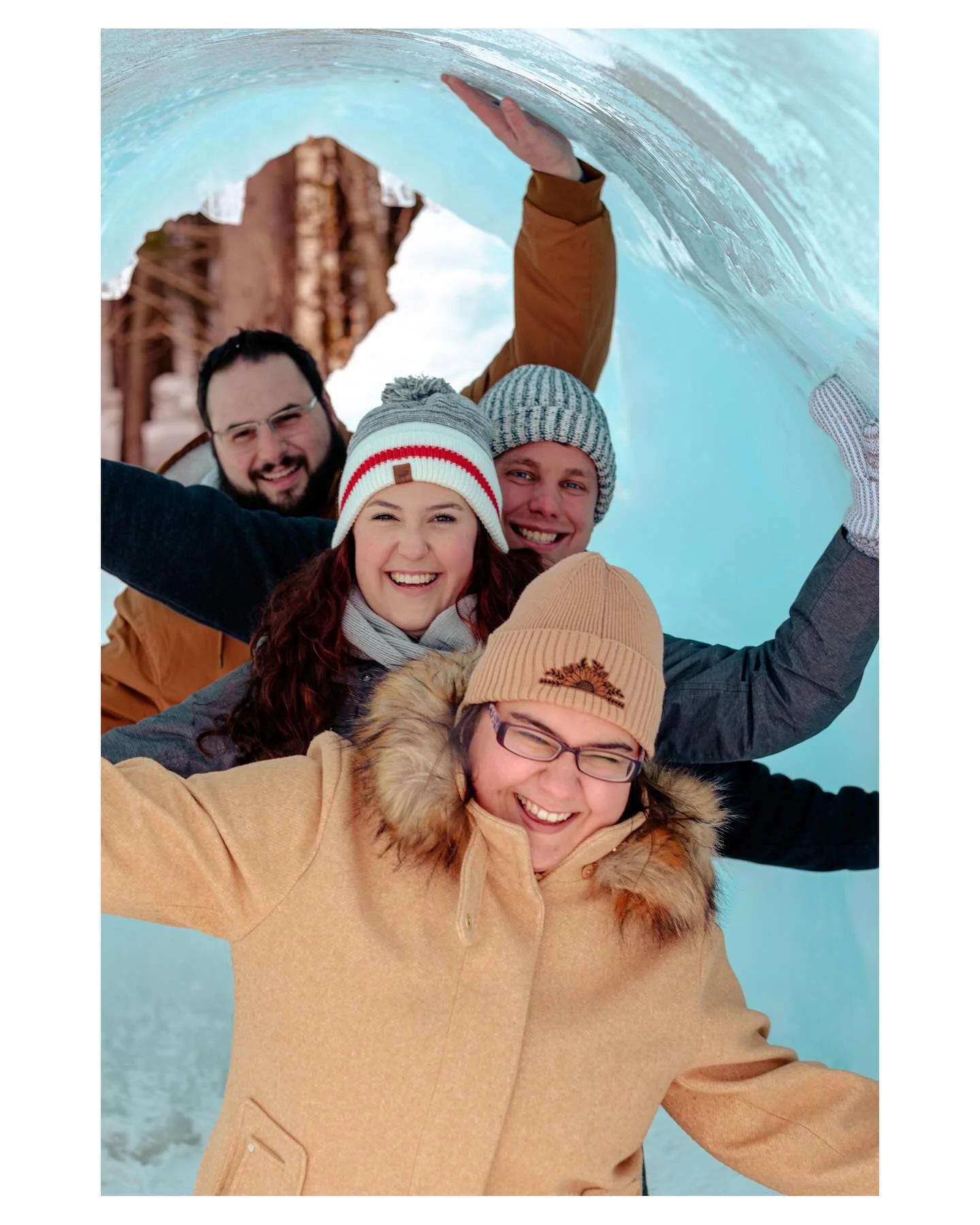 Ice Castles of NH 2025 
📸 Fuji XT-10 
Generally I don&rsquo;t like the snow but the beauty of these ice structures certainly make it more enjoyable. What I do love is great opportunities to photograph moments and what better setting than this to pho