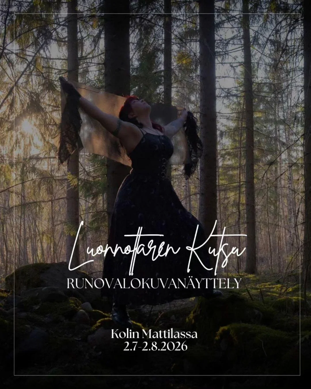 Luonnottaren Kutsu -runo-valokuvanäyttely