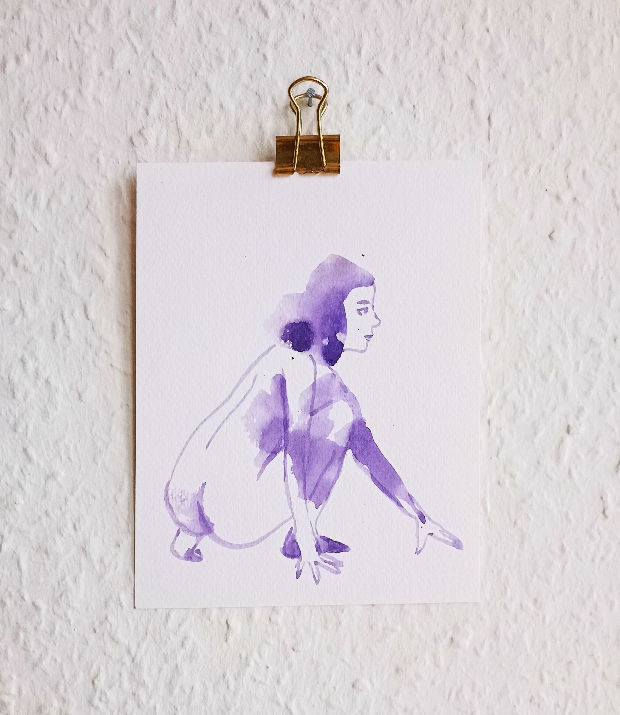 Akt-Original violett