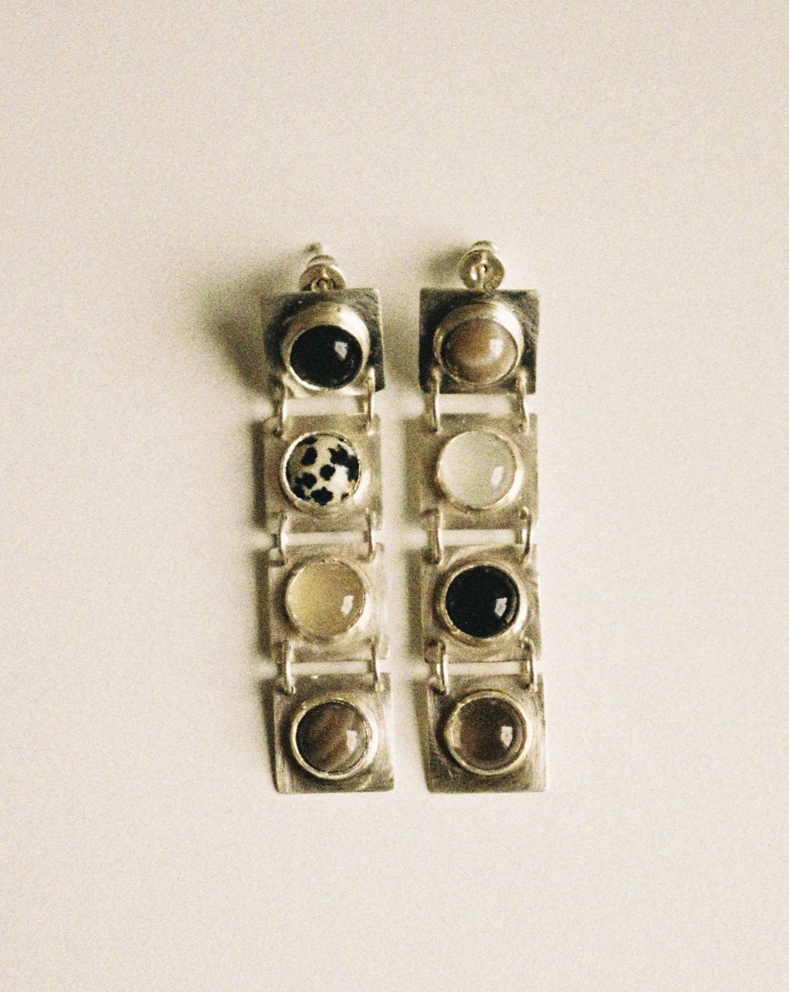 Sequin Earrings Long Pair