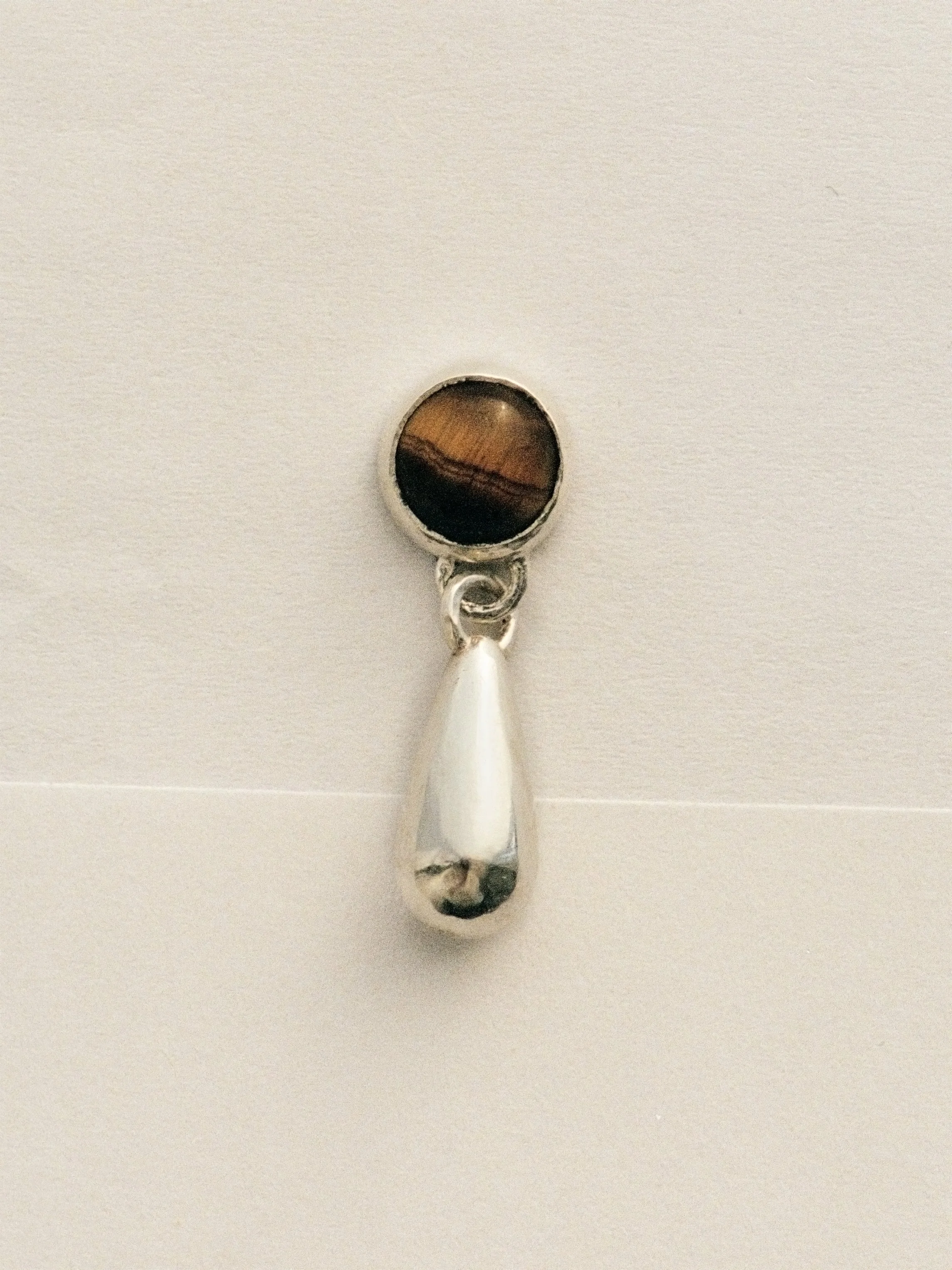 Tear Earrings Tiger's Eye