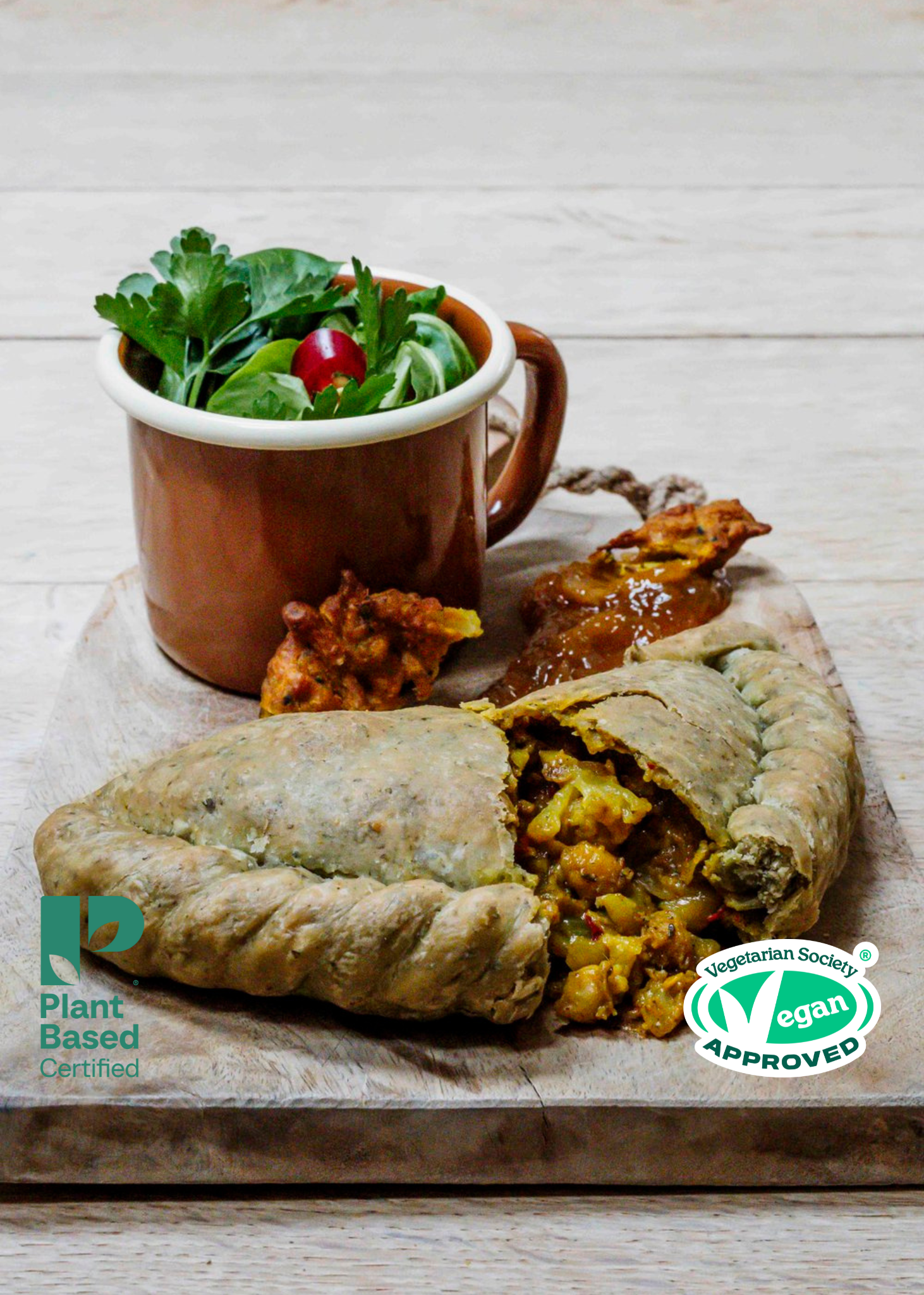 Keralan Cauliflower, Chickpea & Onion Bhaji Pasty 283g