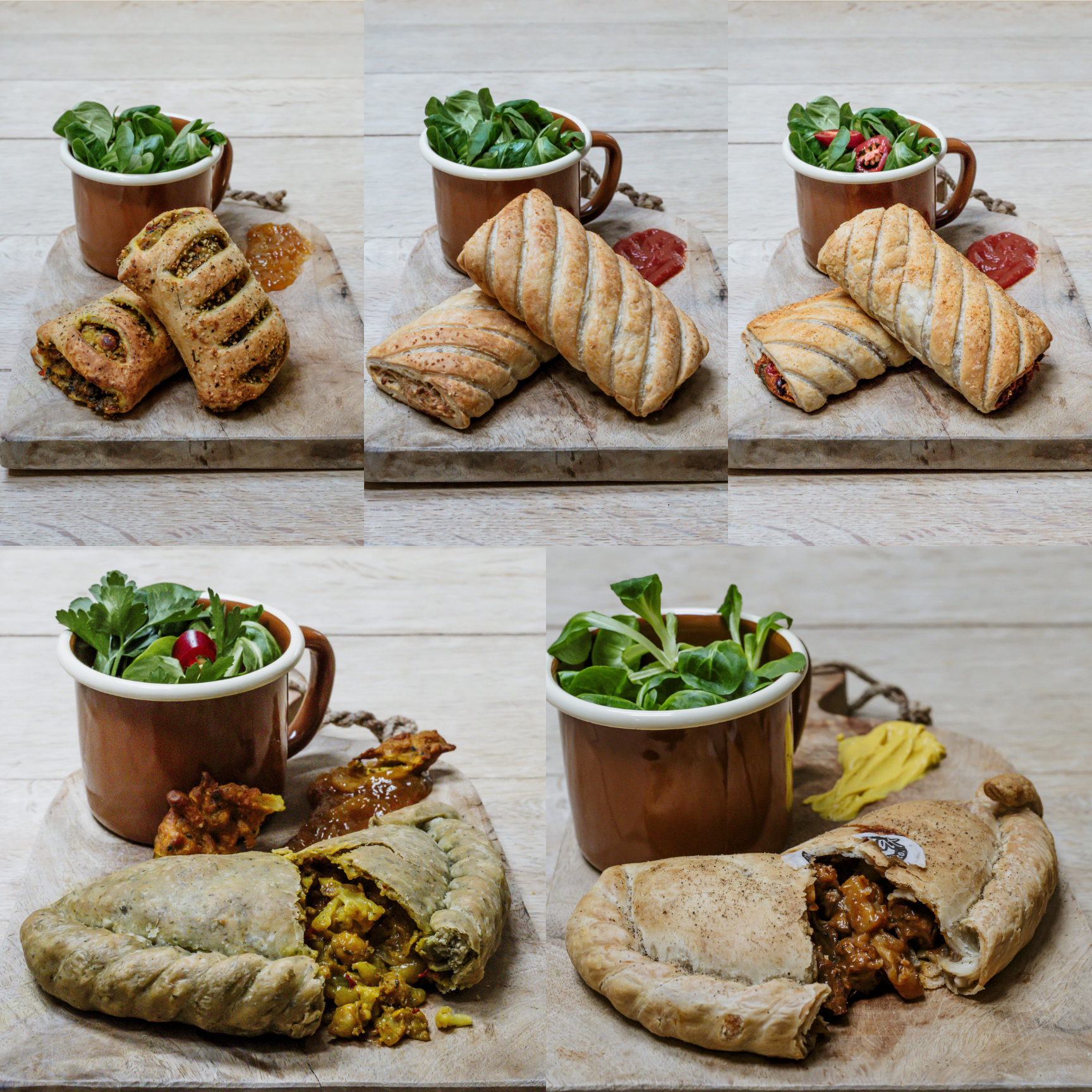 Vegan Pasties & Sausage Rolls Box  x10