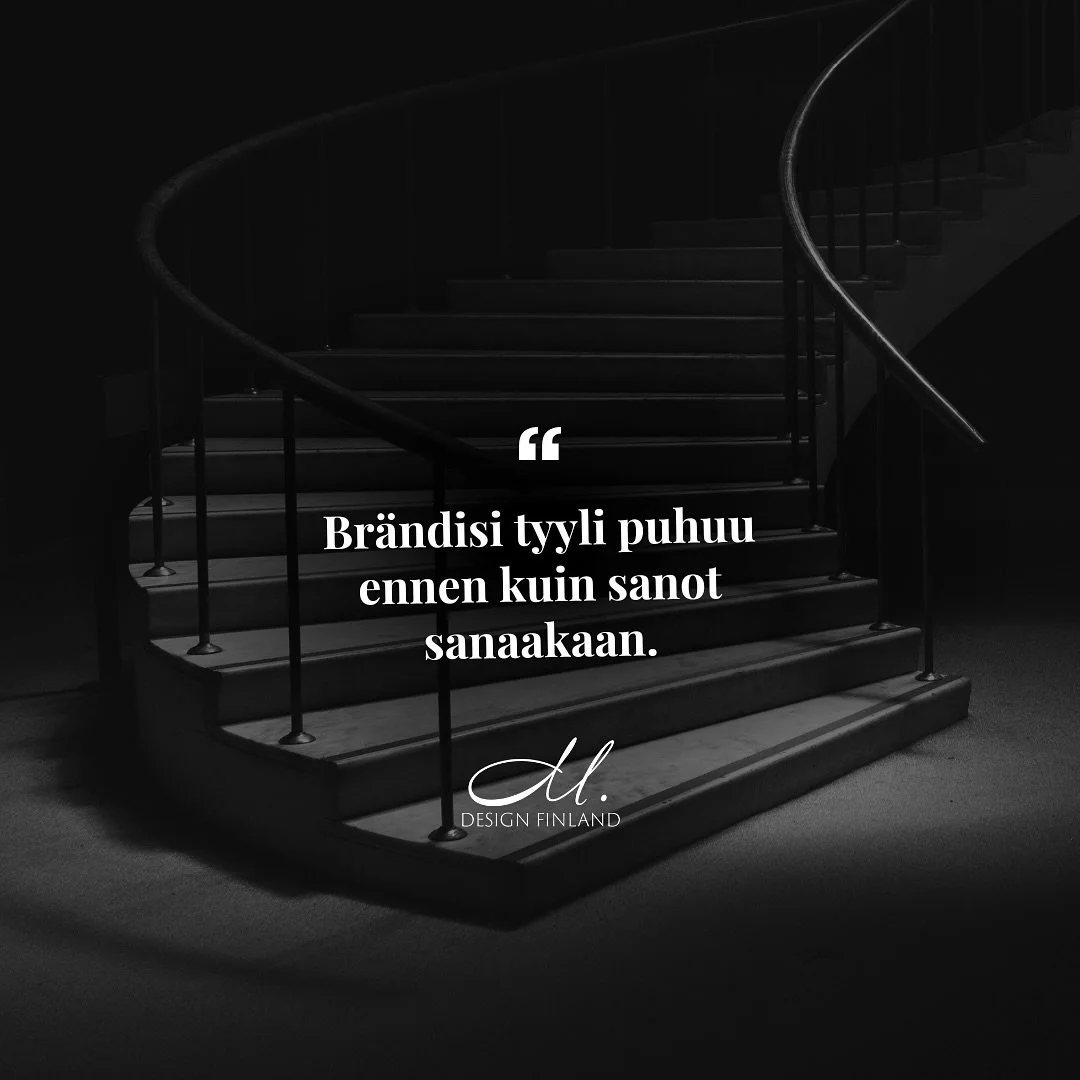 Br&auml;ndisi tyyli puhuu ennen kuin sanot sanaakaan.

Onko yrityksesi tyyli sellainen, joka j&auml;&auml; mieleen, vai meneek&ouml; se huomaamatta ohi? Jokainen kuva, video ja teksti luo br&auml;ndisi kasvot. Se, milt&auml; sis&auml;lt&ouml;si n&aum