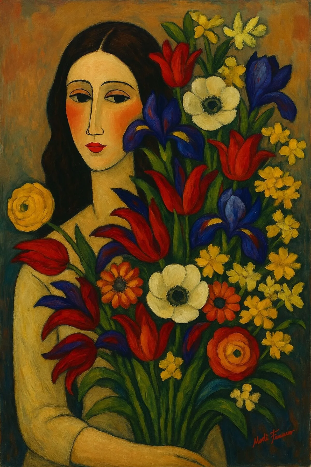 She bloomed louder than words