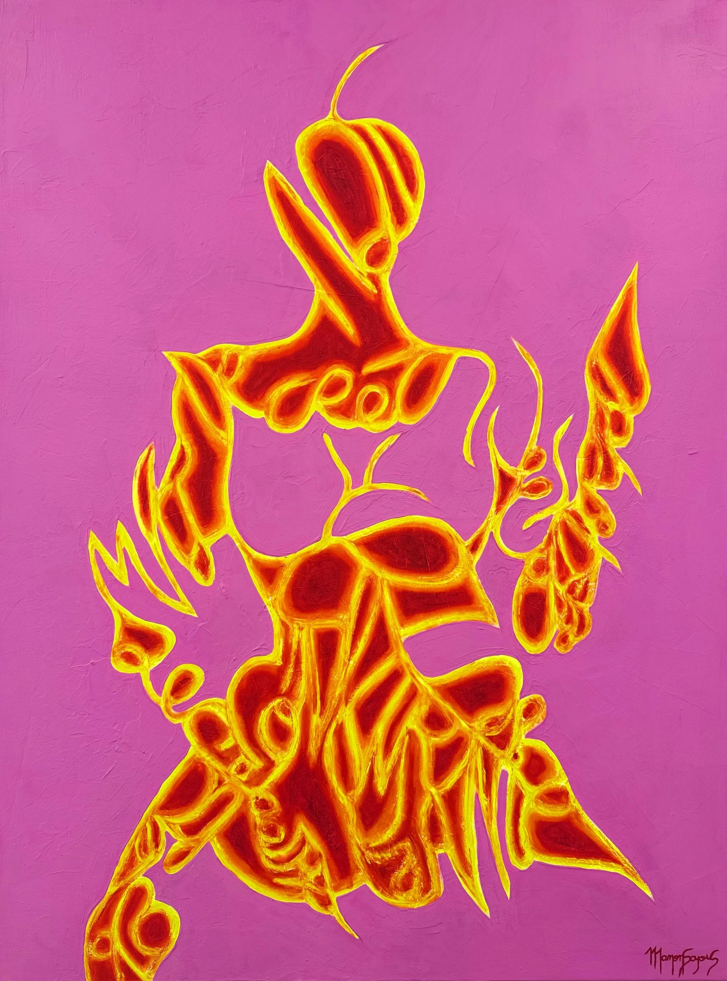 Femme entre ouverte