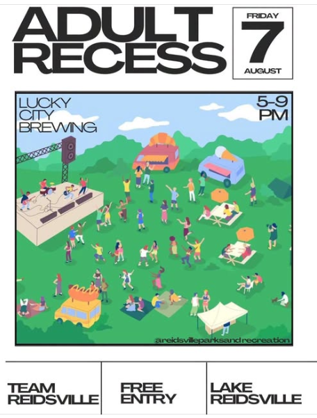 Adult Recess at Lake Reidsville With LCB BEER!