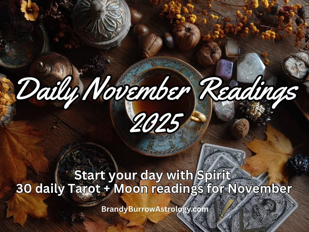 Happy Halloween, Gorgeous Soul! 🎃
&nbsp;
Forget the tricks - Spirit&rsquo;s got treats waiting for you 🍬
&nbsp;
The Daily November Readings start TOMORROW, and I&rsquo;ve already recorded the first 6 days&hellip; and wow! The messages coming throug