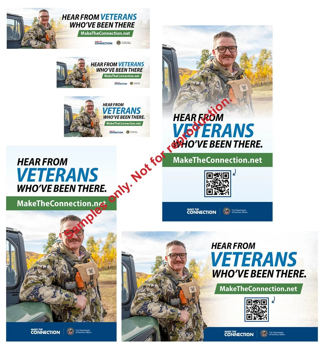 Veterans Affairs Ad Campaign samples