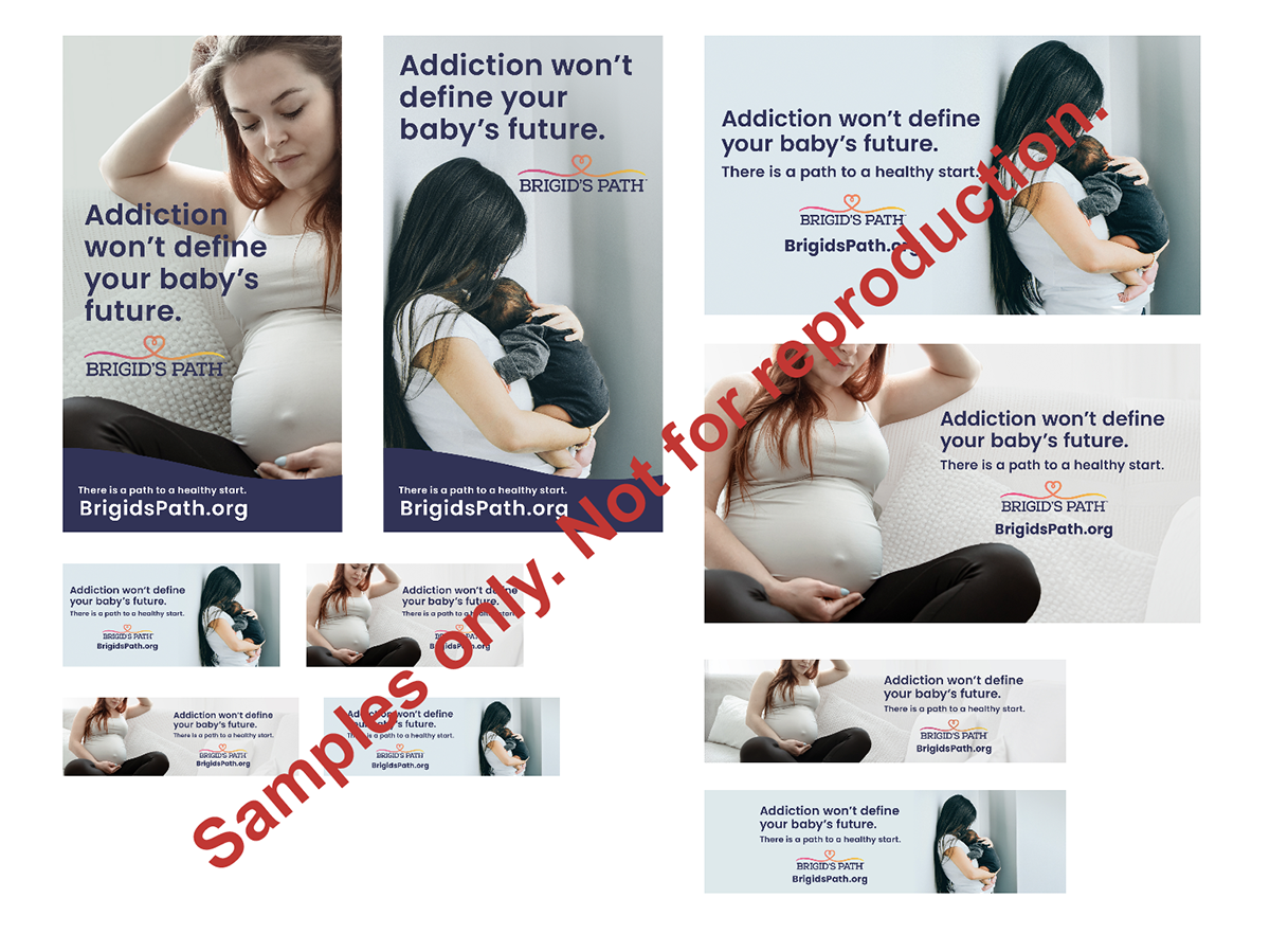 Brigid's Path OOH PSA ad samples