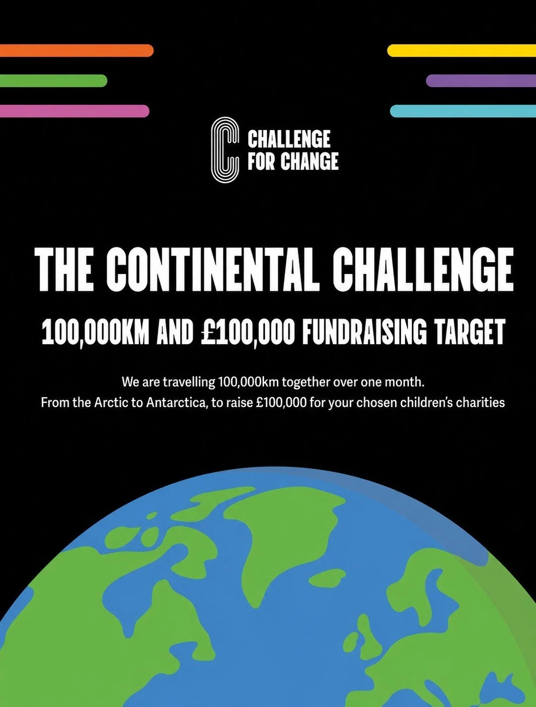 September is getting closer&hellip; and we&rsquo;ve set ourselves one BIG challenge 🌍

Together, we&rsquo;re aiming to travel 100,000km across the globe in just one month, while collectively raising &pound;100,000 for children&rsquo;s charities chos