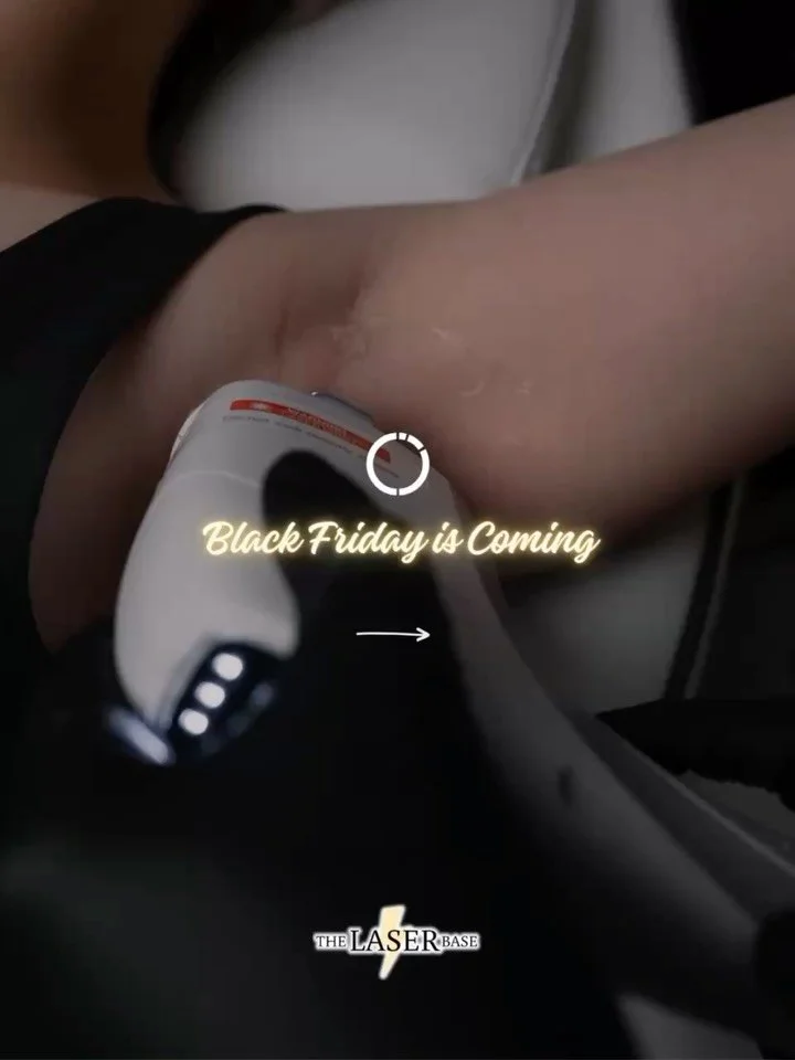 Black Friday is Coming to The Laser Base 🖤⚡️

If you&rsquo;ve been thinking about starting your laser hair removal journey&hellip; this is&nbsp;your&nbsp;sign 👀

Something&nbsp;very big&nbsp;is landing soon - and trust us,&nbsp;you won&rsquo;t want