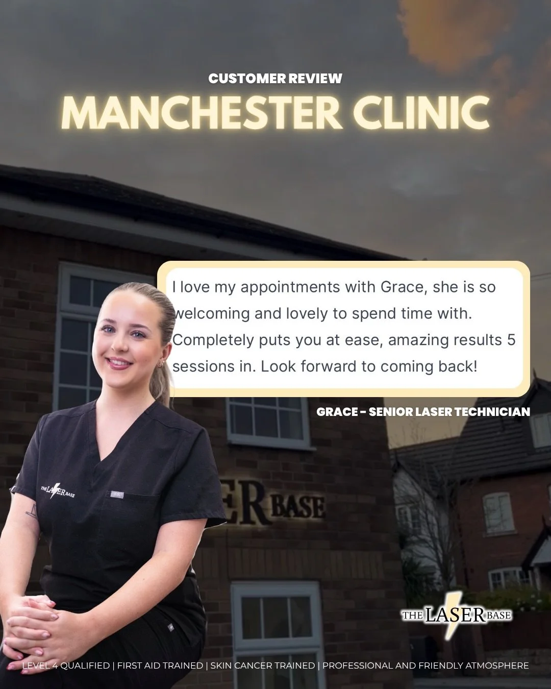 Reviews like these make every single day worth it. 🥹

From our Manchester family to our Harrogate community - thank you. Thank you for trusting us with your laser journey, for sharing your experiences, and for the kind words that genuinely never get