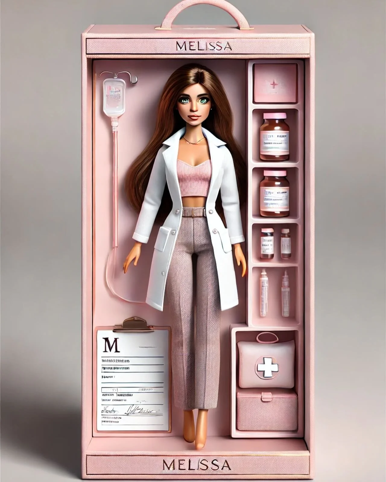 Alright&hellip; soooo many different versions out there but I just HAD to get on the trend. Here&rsquo;s your Local Wellness FNP Barbie. #BarbieAi #BarbieAiTrend #FNPBarbie #WellnessBarbie 🩷💚😘