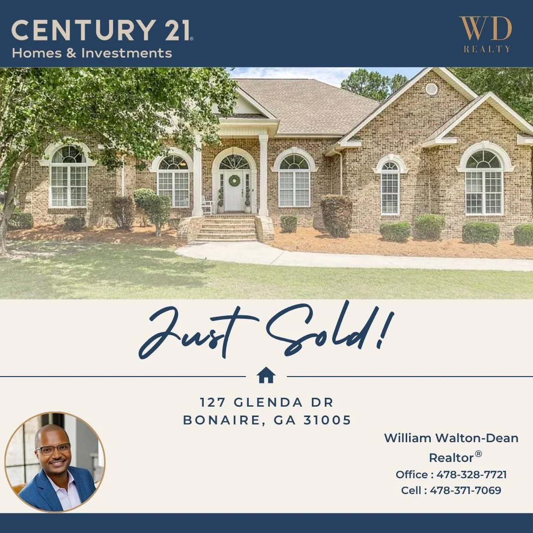 🏡 Just Sold! 🎉
Congratulations to the new homeowners of 127 Glenda Dr, Bonaire, GA!
It was a pleasure helping another family find their perfect place to call home.
Thinking about buying or selling? Let’s make your real estate goals a realit