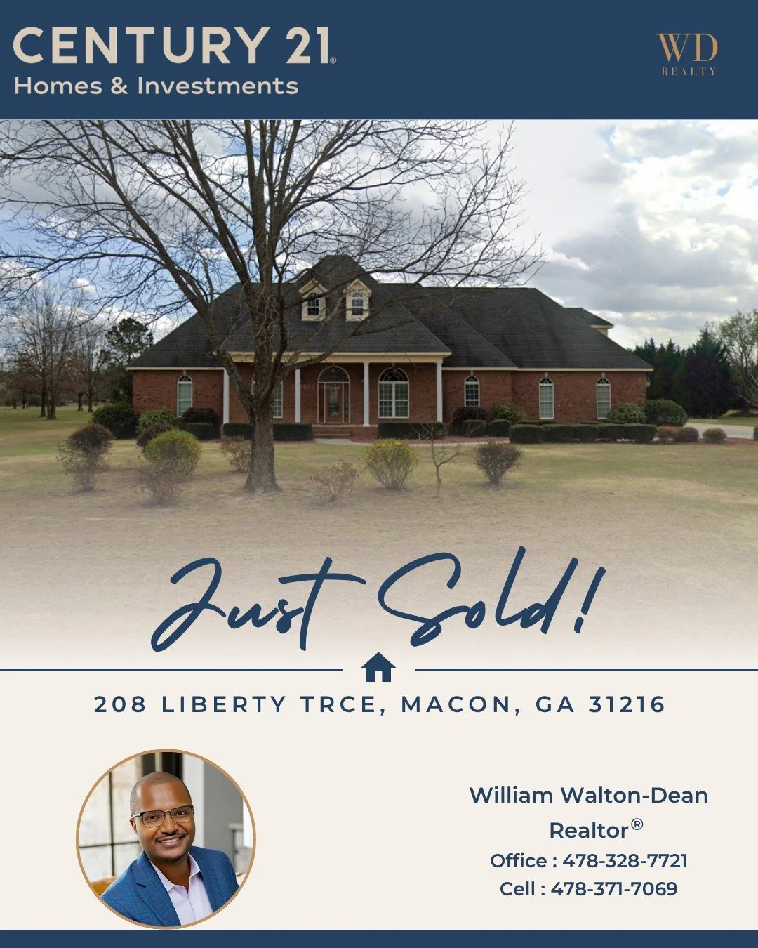 ๐ก Just Sold!
208 Liberty Trace, Macon, GA 31216
Another beautiful home off the market!
Helping clients move forward, one closing at a time.
#JustSold #MaconRealEstate #SoldByMark #DreamHome #RealEstateSuccess