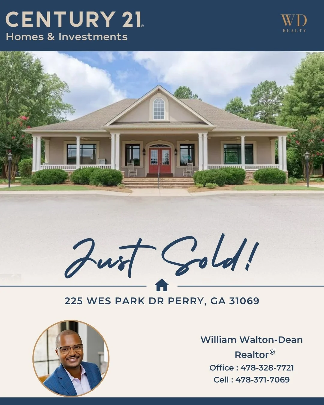 ๐ผโจ Just Sold | 225 Wes Park Drive, Perry โจ๐ก
So proud to have represented the seller in the sale of this beautiful commercial property, soon to be home to a new pediatric practice serving families right here in Perry. ๐
Helping my clients make mean