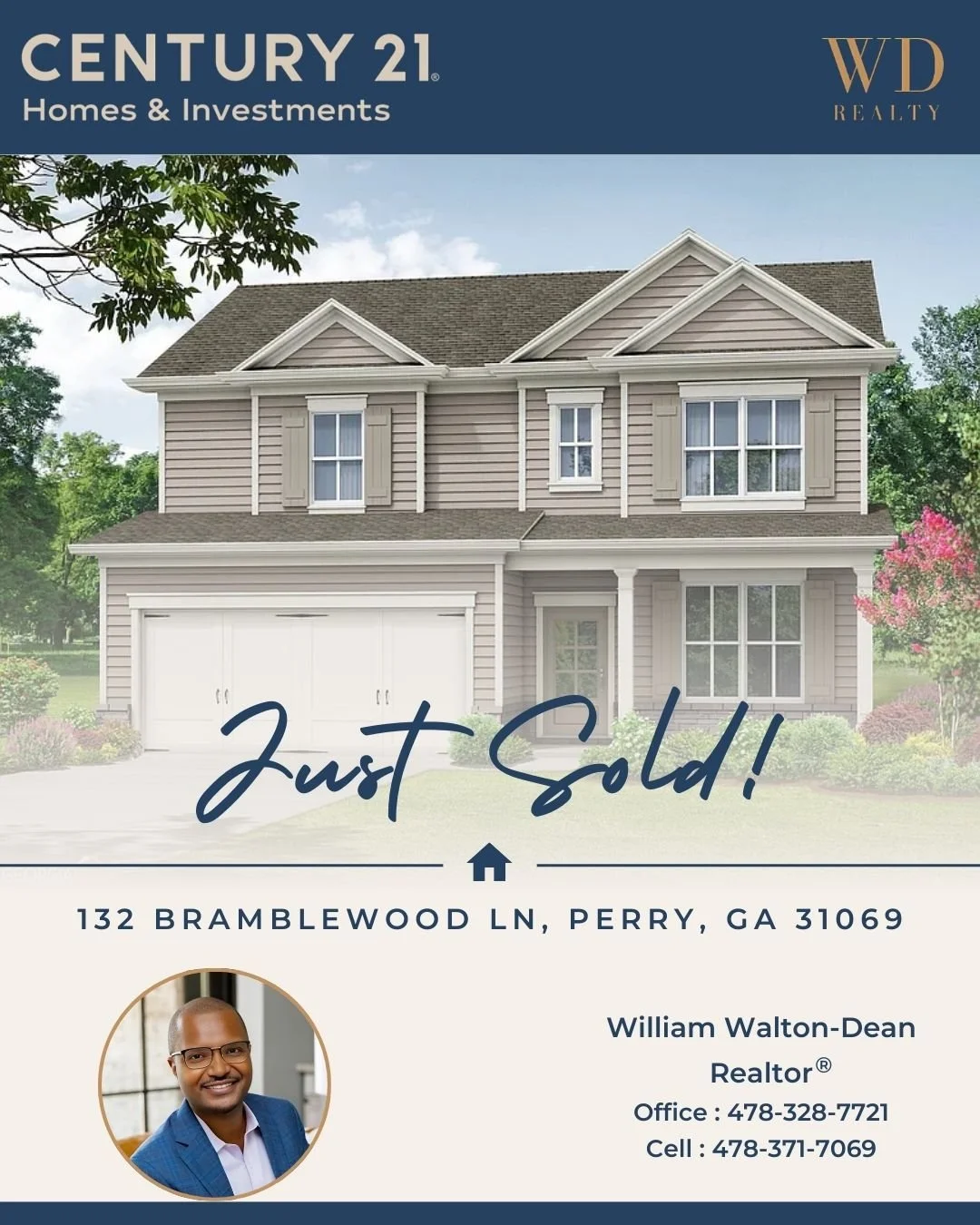 Just Sold

Congratulations to my amazing buyers on their new home at 132 Bramblewood Ln, Perry, GA 31069! 🎉 It&rsquo;s been an honor helping you find the perfect place to call home. I&rsquo;m so excited for this new chapter in your lives!

#PerryGA 