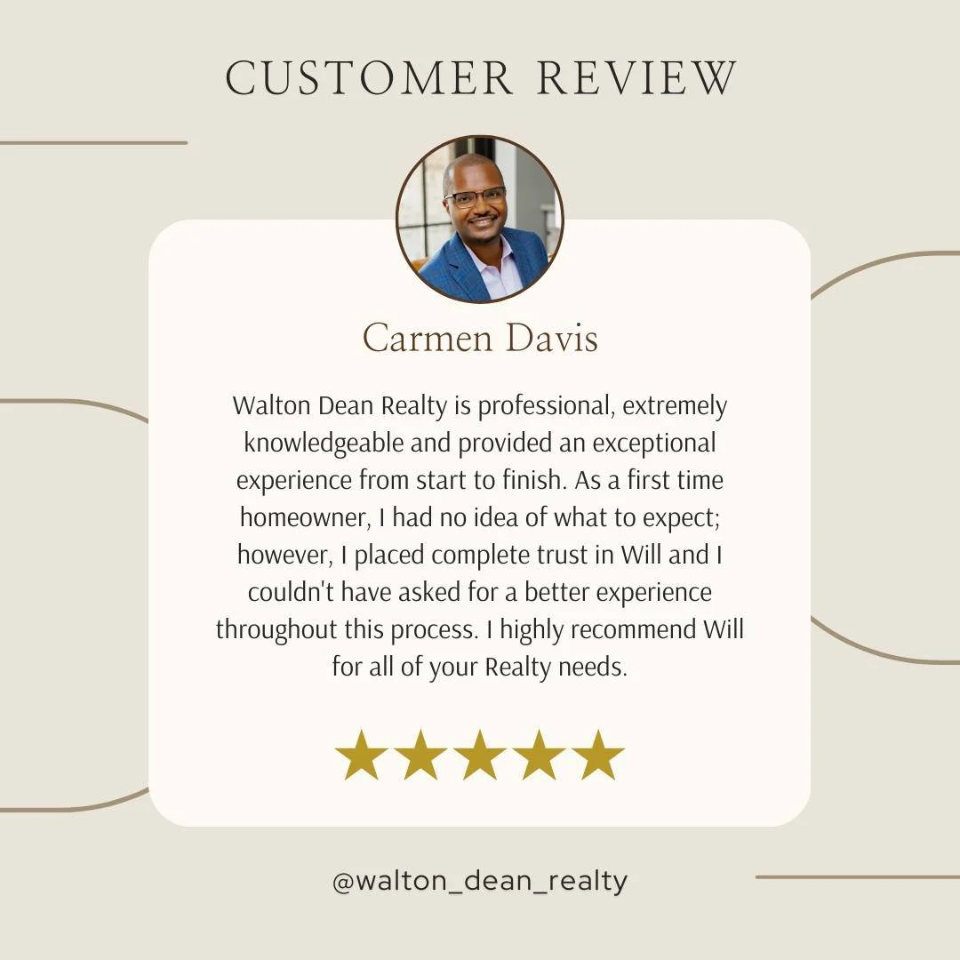 Thank you, Carmen, for trusting me and Walton Dean Realty with your first home purchase in Houston County GA. 
✨
Helping buyers feel confident is what matters most. 

Wishing you years of happiness in your new home.

#HoustonCountyGA #PeachCountyGA #