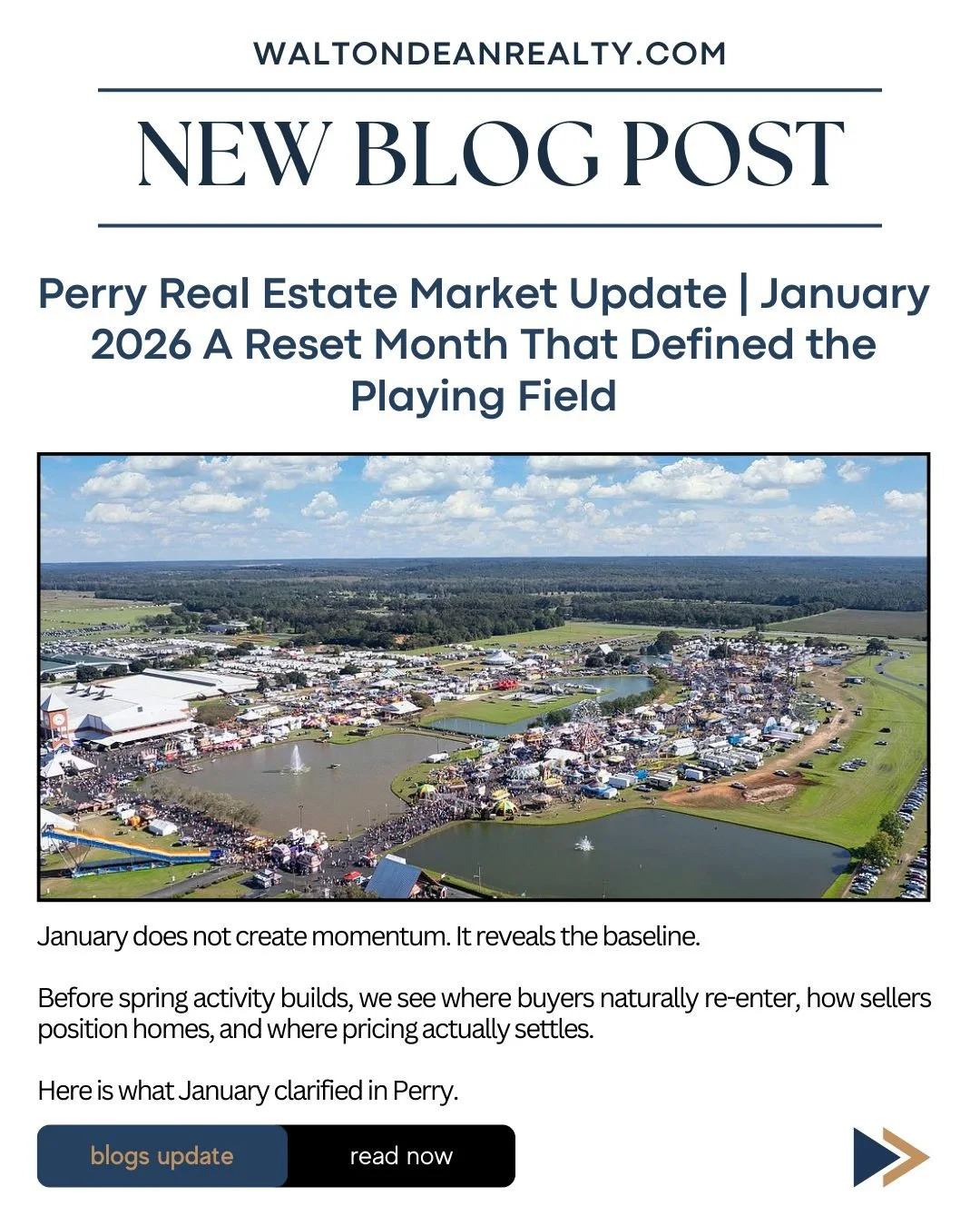 January didn&rsquo;t bring hype to the Perry, GA real estate market &mdash; it brought clarity.

Nearly 40 homes sold, and the data confirms what smart buyers and sellers across Houston County, GA need to know: Perry remains one of Middle Georgia&rsq