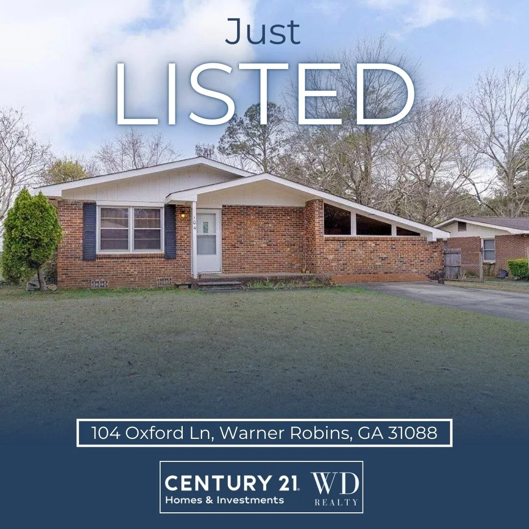 🏡 Just Listed in Warner Robins!

Welcome to 104 Oxford Ln &mdash; a charming brick home offering comfort, space, and value all in one.

✨ Highlights:
&bull; Functional kitchen ready for your favorite recipes
&bull; Classic living room layout perfect