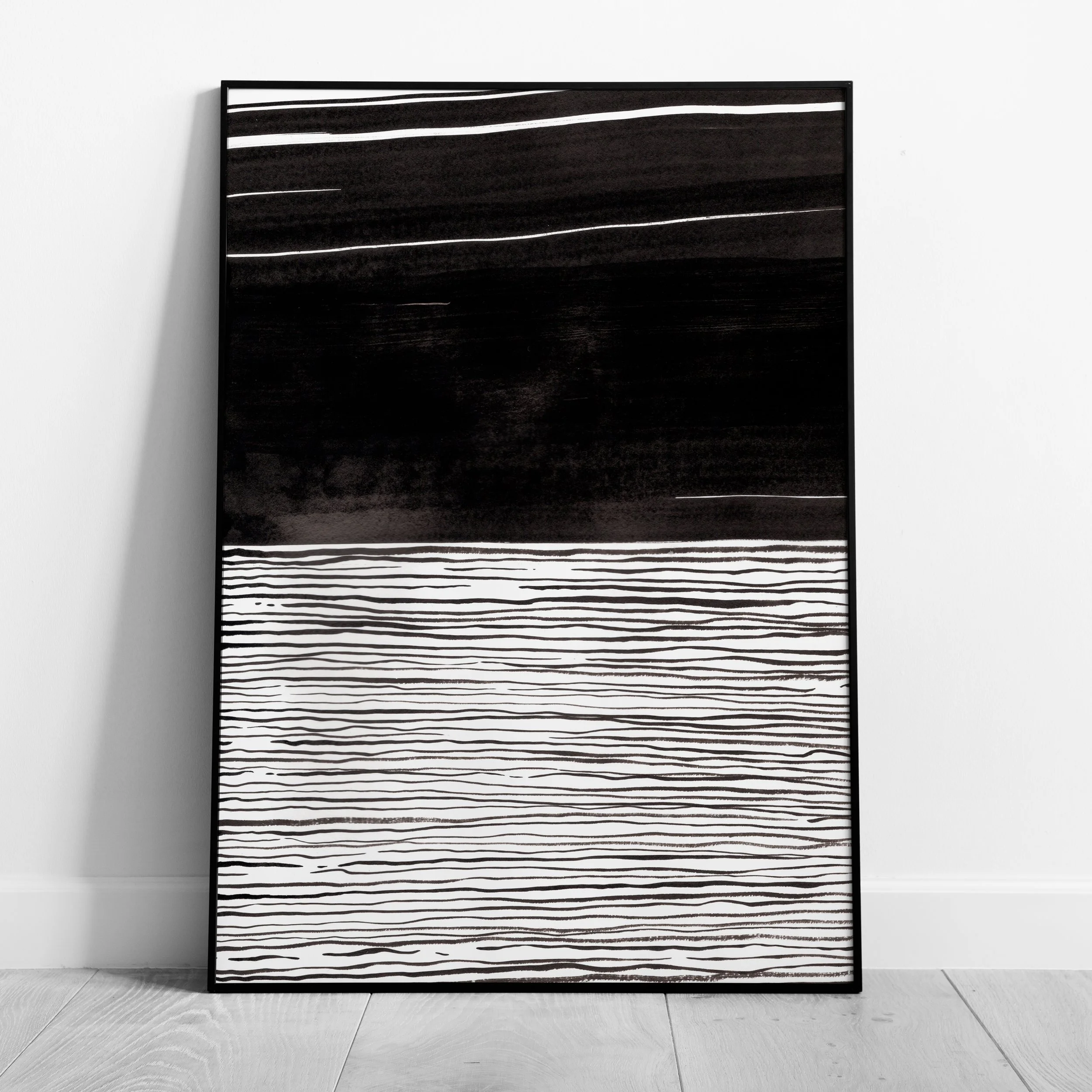 Composition 020124_01, 30x21 cm, Indian ink on paper. *SOLD*