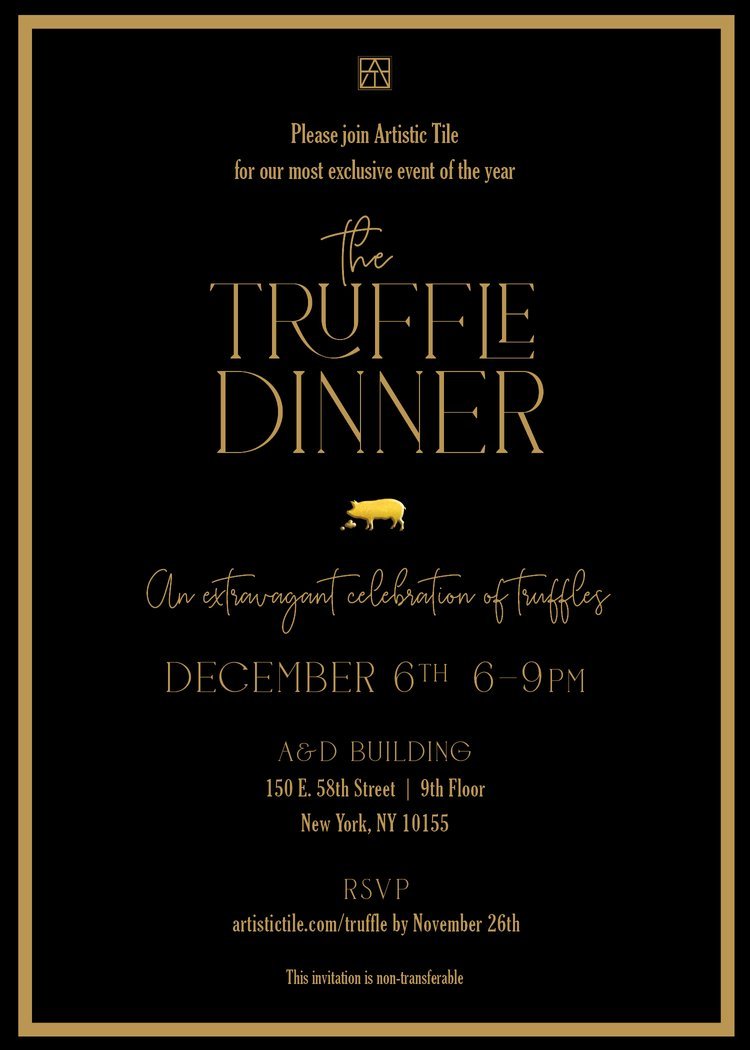Art Director | Artistic Tile Truffle Dinner