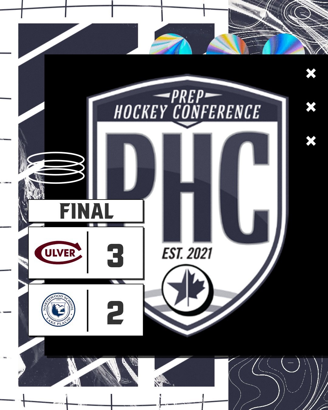Culver moves to 2-0 on the weekend 
📊: https://gamesheetstats.com/seasons/6737/games/1909398