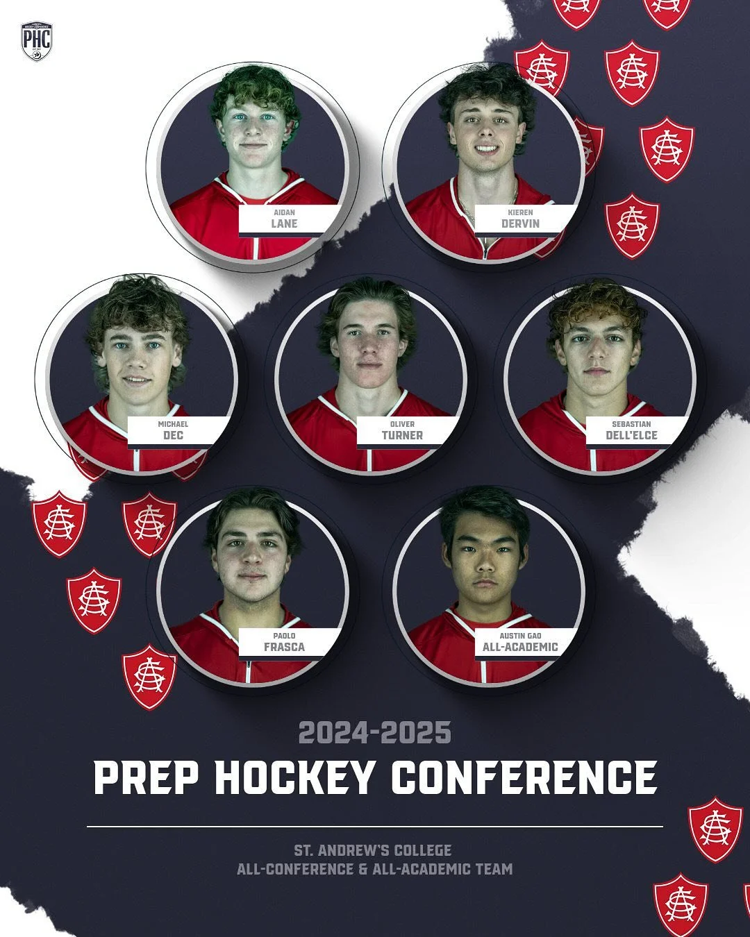 Prep Hockey Conference All-Conference &amp; All-Academic honourees for the 2024-25 Season #thephc