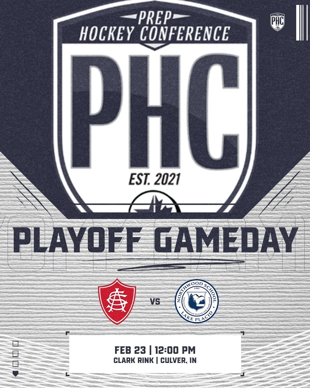 PHC Championship on tap
📺: https://events.locallive.tv/schools/culver-acad