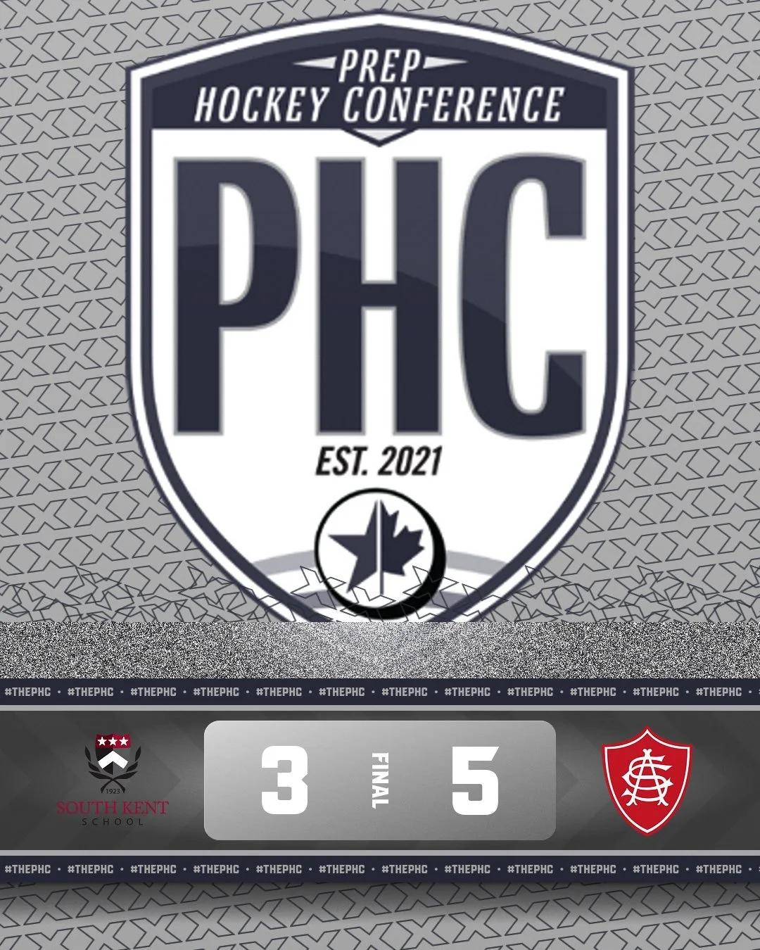 Final from La Brier Family Arena. @sachockey1899 takes it 5-3 over @southkent_hockey #thePHC
Box Score: https://gamesheetstats.com/seasons/10610/games/2364273