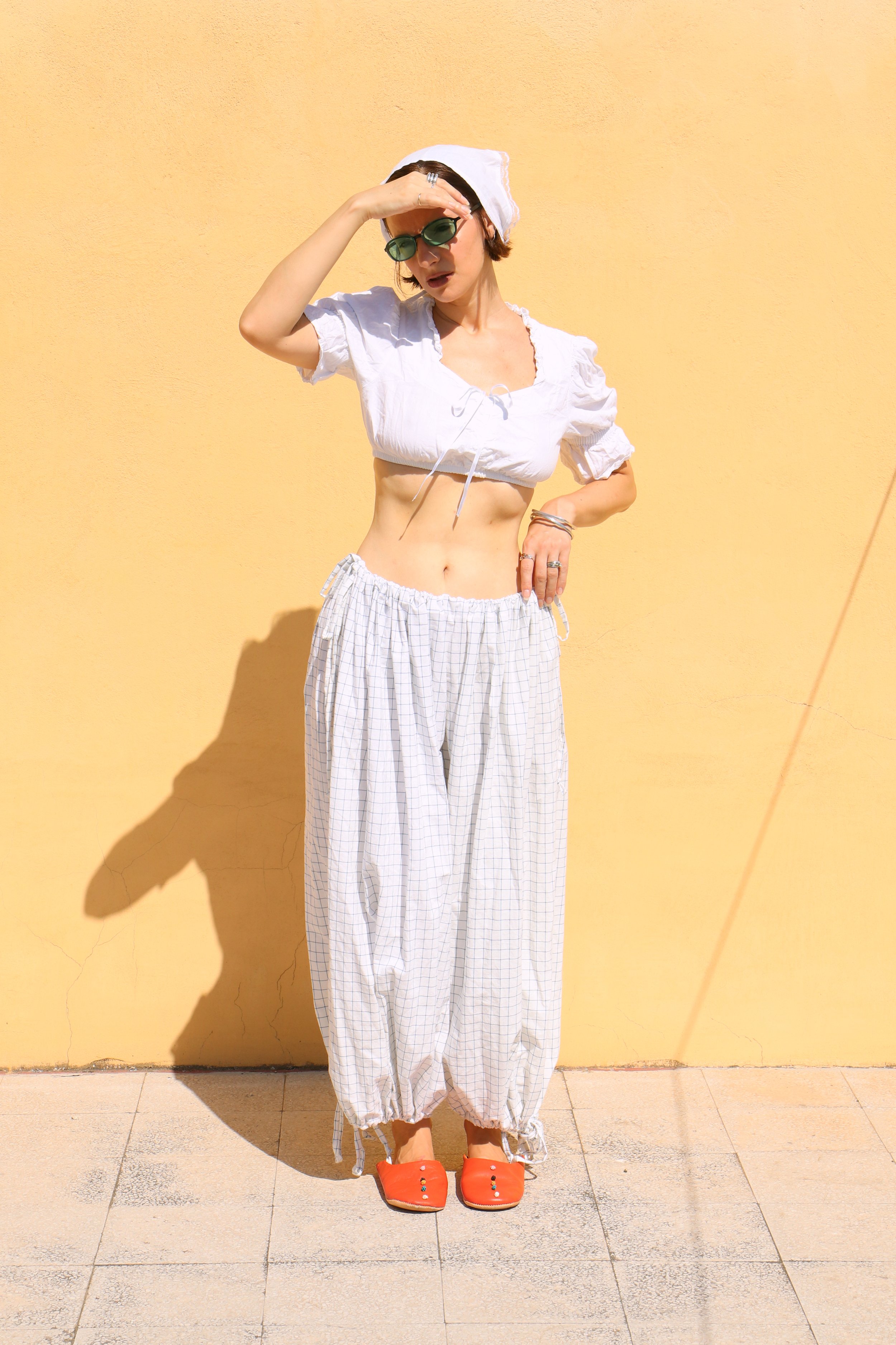 Graph Paper Betty Balloon Pants
