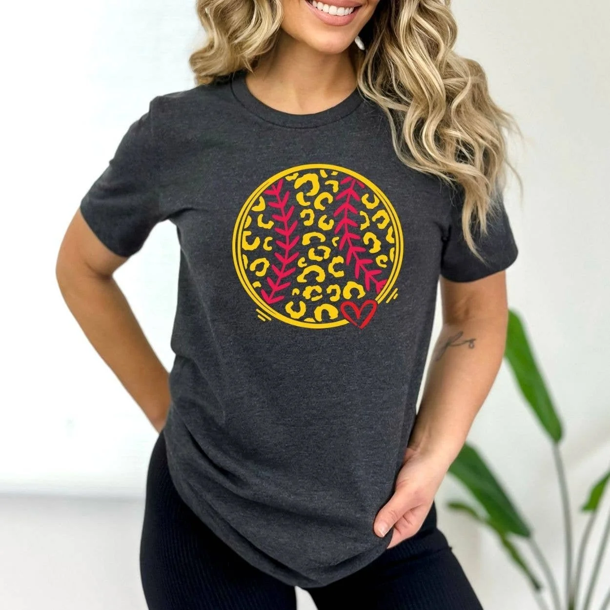 Leopard Softball Tee