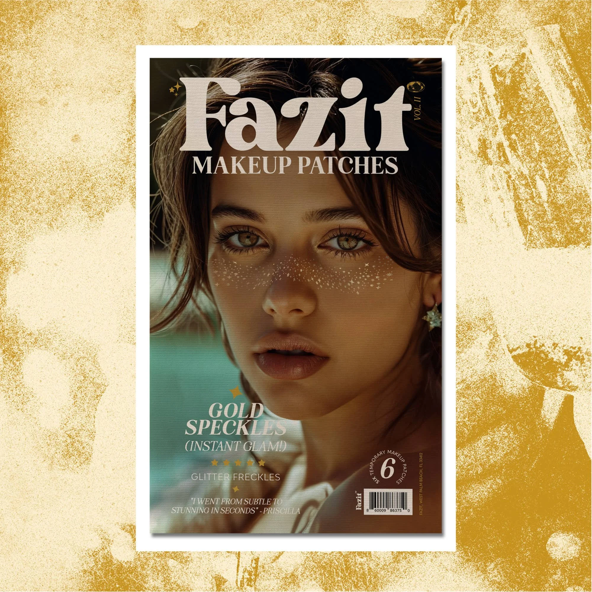 Fazit Glitter Freckles Makeup Patches