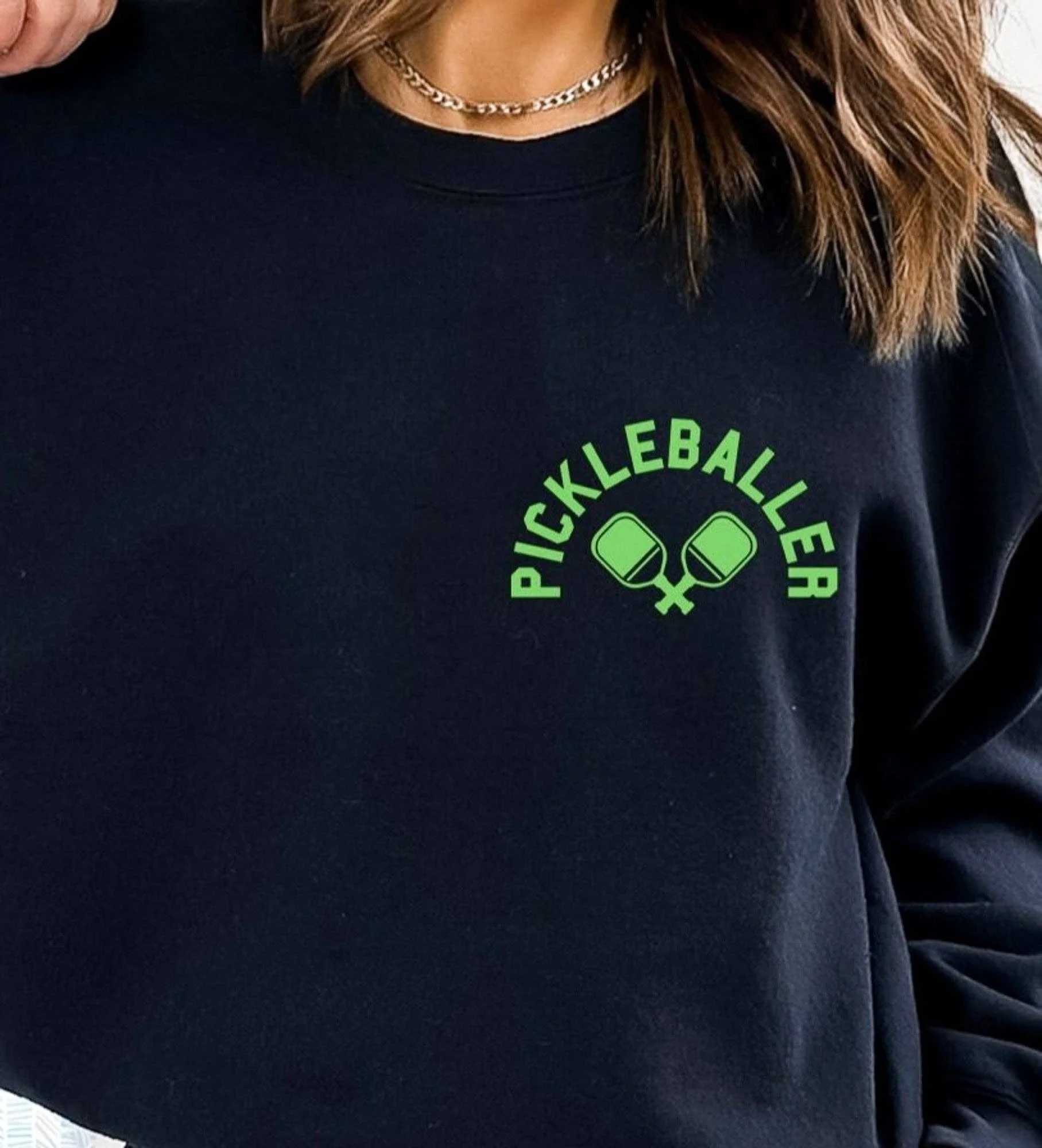 Pickleballer Crewneck Sweatshirt