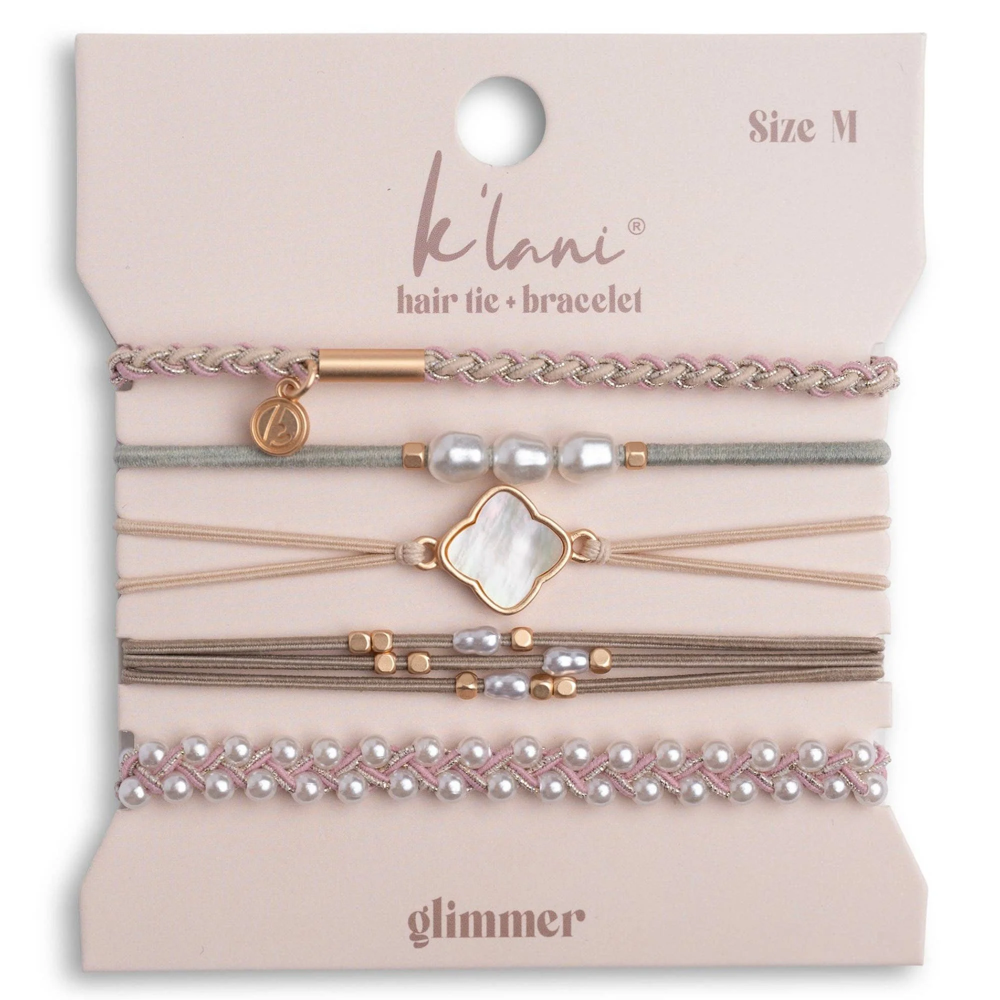 K’Lani Glimmer Hair Tie Bracelets