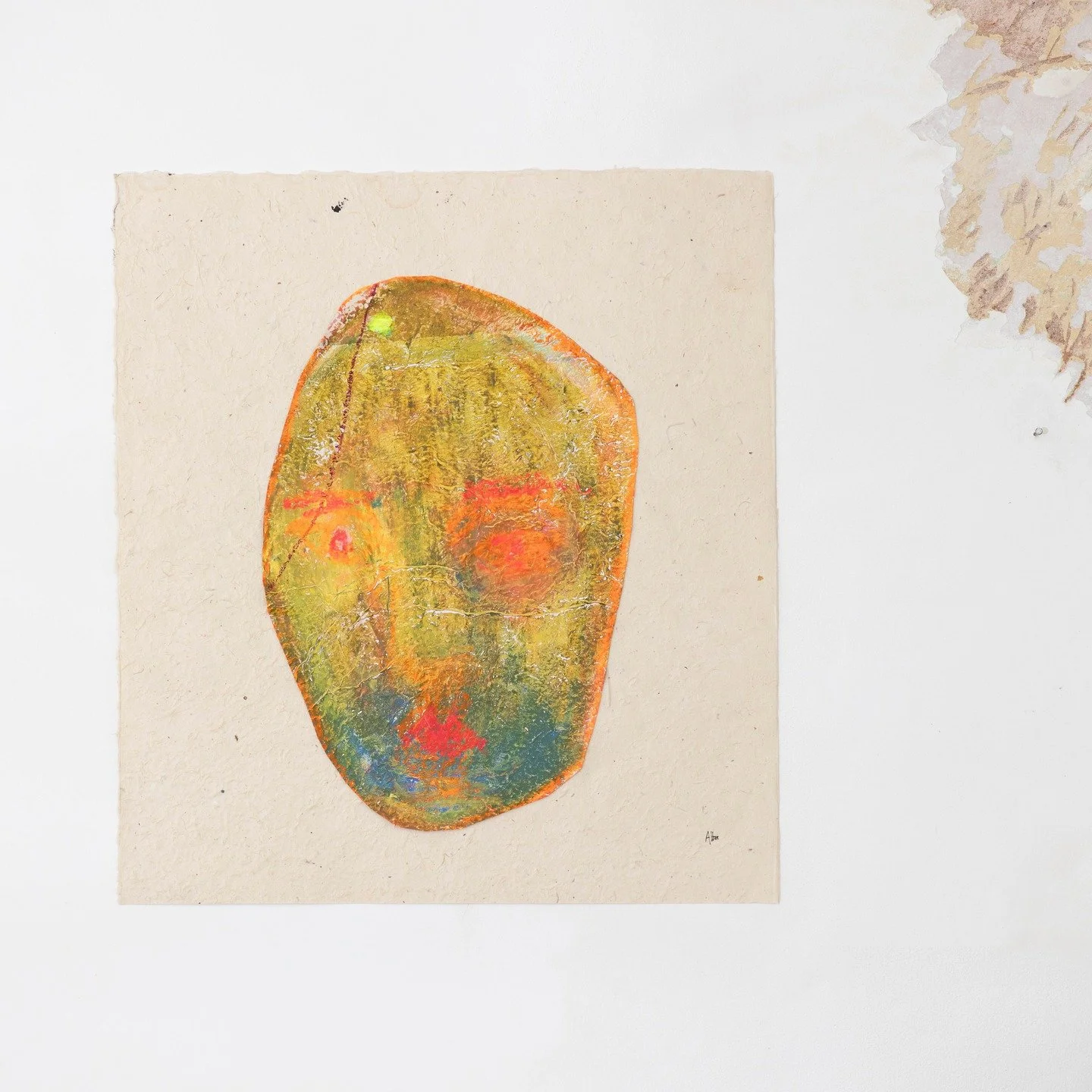 Une petite t&ecirc;te sortie tout droit de l'atelier, pr&ecirc;te &agrave; &ecirc;tre adopt&eacute;e sans passer par la case galerie. Vente en direct &agrave; prix doux: si tu veux accueillir cette cr&eacute;ature chromatique chez toi, &eacute;cris m