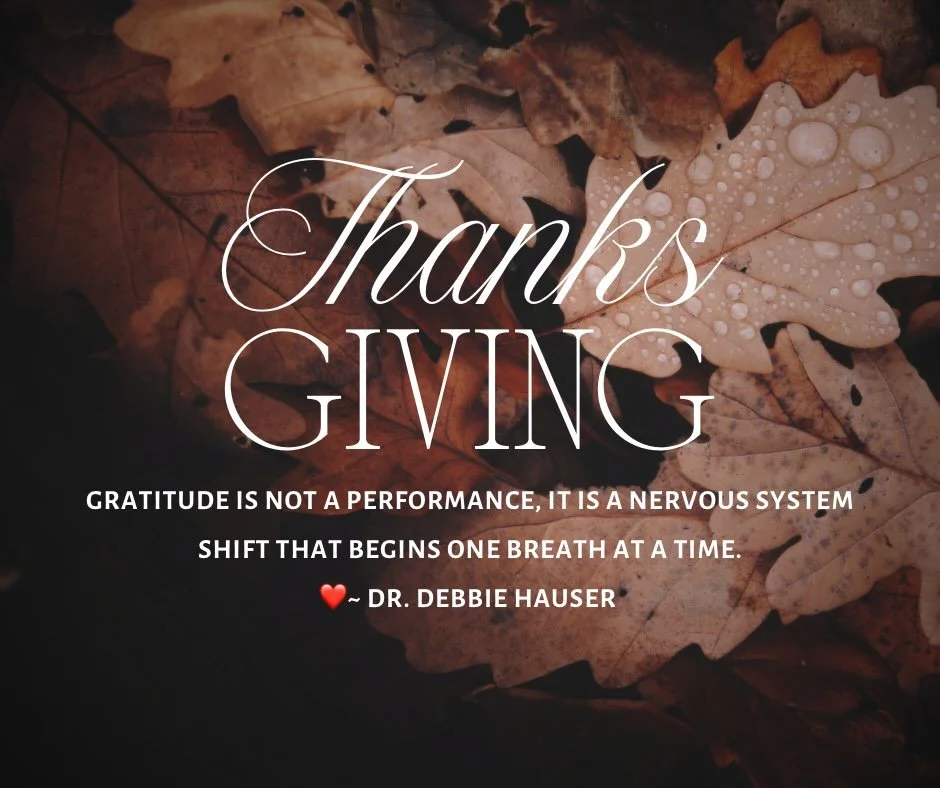 As a Doctor of Natural Medicine, I am reminded every year that this season can feel complicated. We are surrounded by messages about gratitude and joy, yet many people are carrying exhaustion, grief, tension in the body, or emotional overwhelm. If yo
