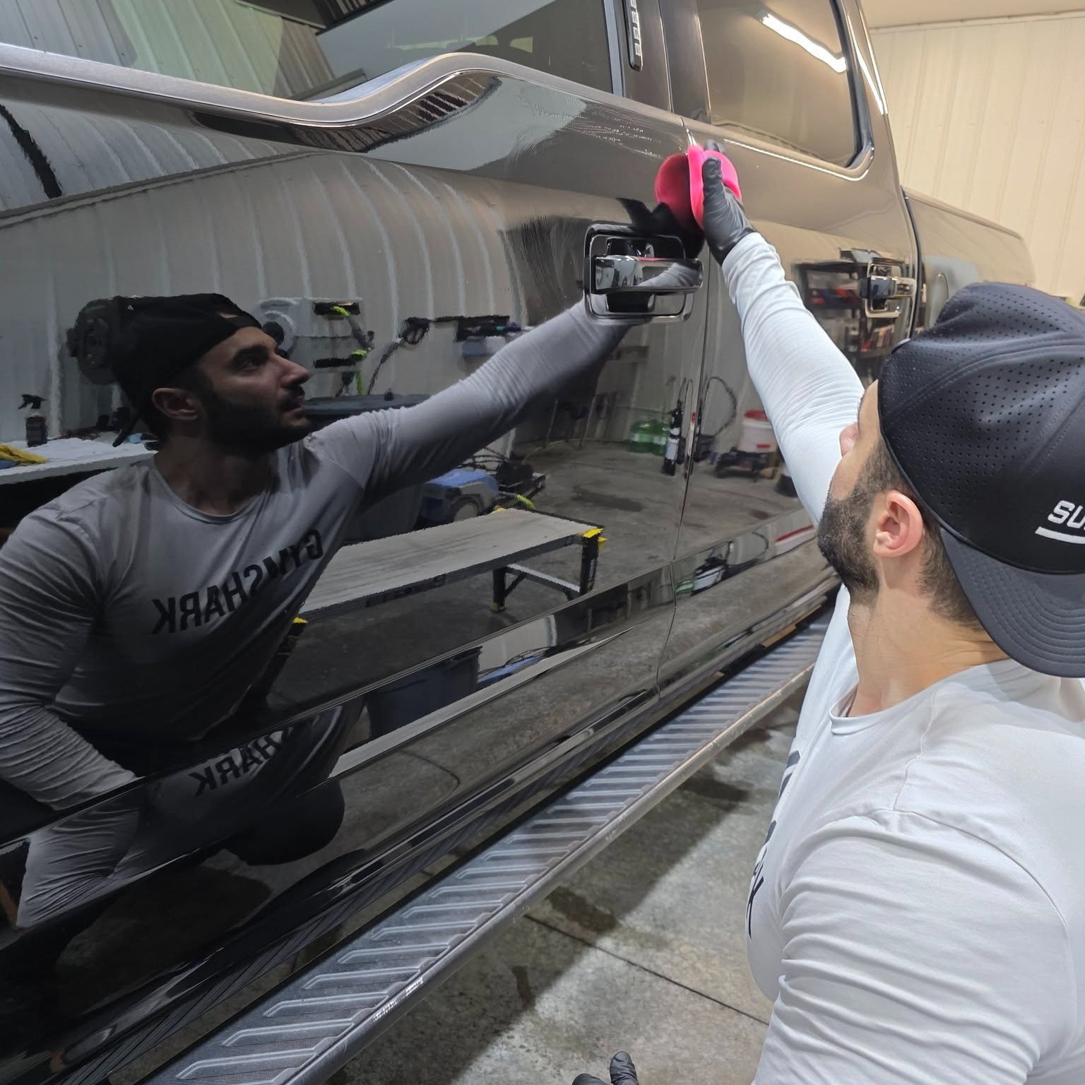 Want to learn how to detail your own vehicle without buying thousands in equipment?

The Detail Lounge is Alberta's first premium DIY detailing bay. Heated year-round. Professional equipment &mdash; Kranzle pressure washer, polishers, Tornador, steam