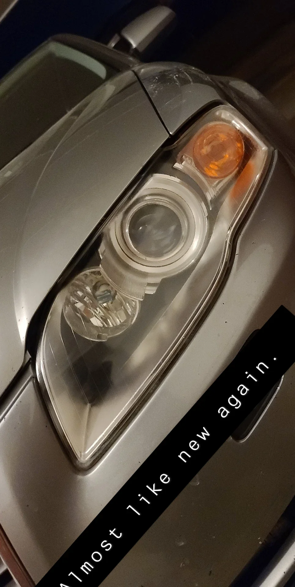 2006 headlight restoration after — Primitive Notions Red Deer