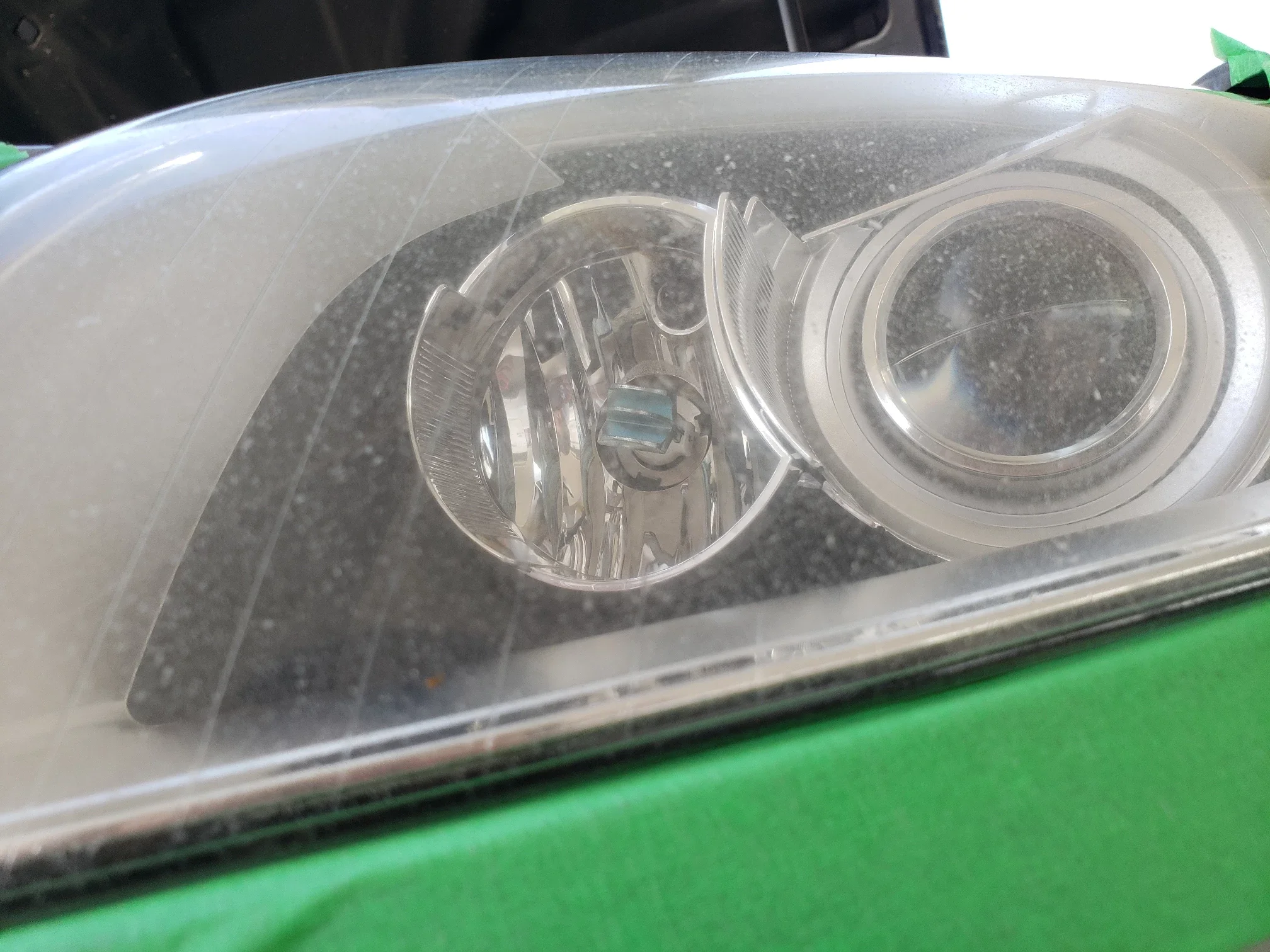2006 headlight restoration before — Primitive Notions Red Deer