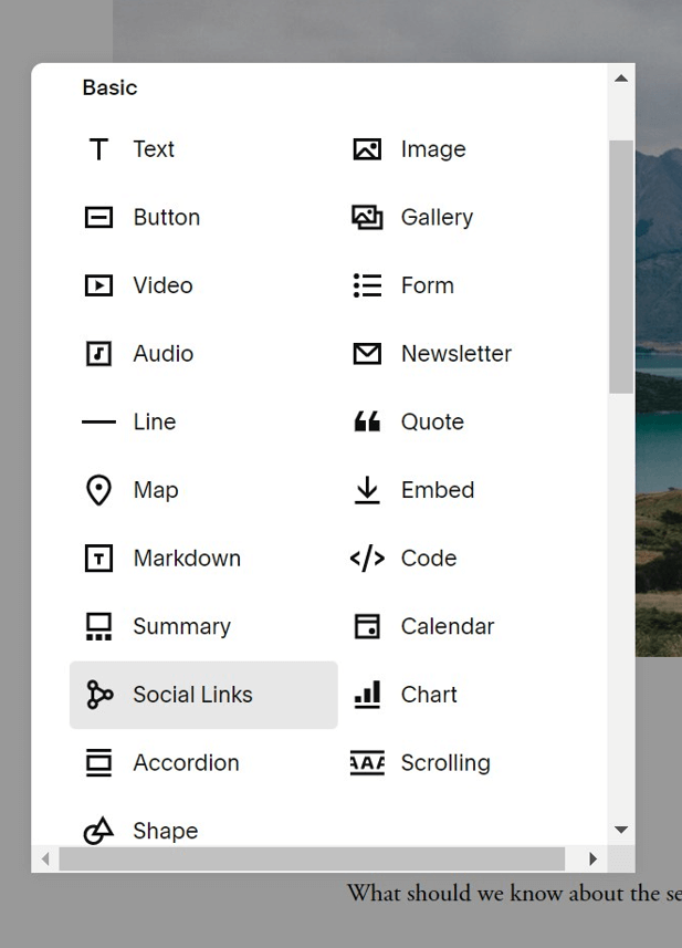 How to add Floating Social Media Icons to Squarespace Fluid Engine ...