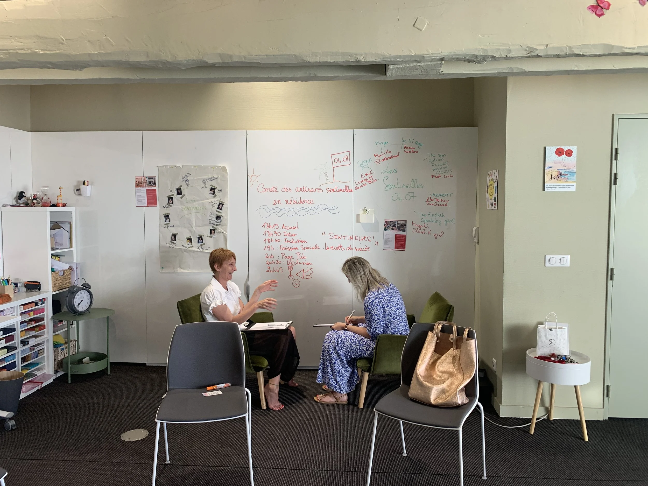 Des partages à deux puis en collectif