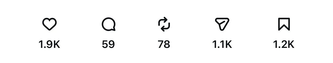 screenshot of instagram results 1.9k likes, 59 comments, 78 reposts, 1.1k shares, 1.2k saves