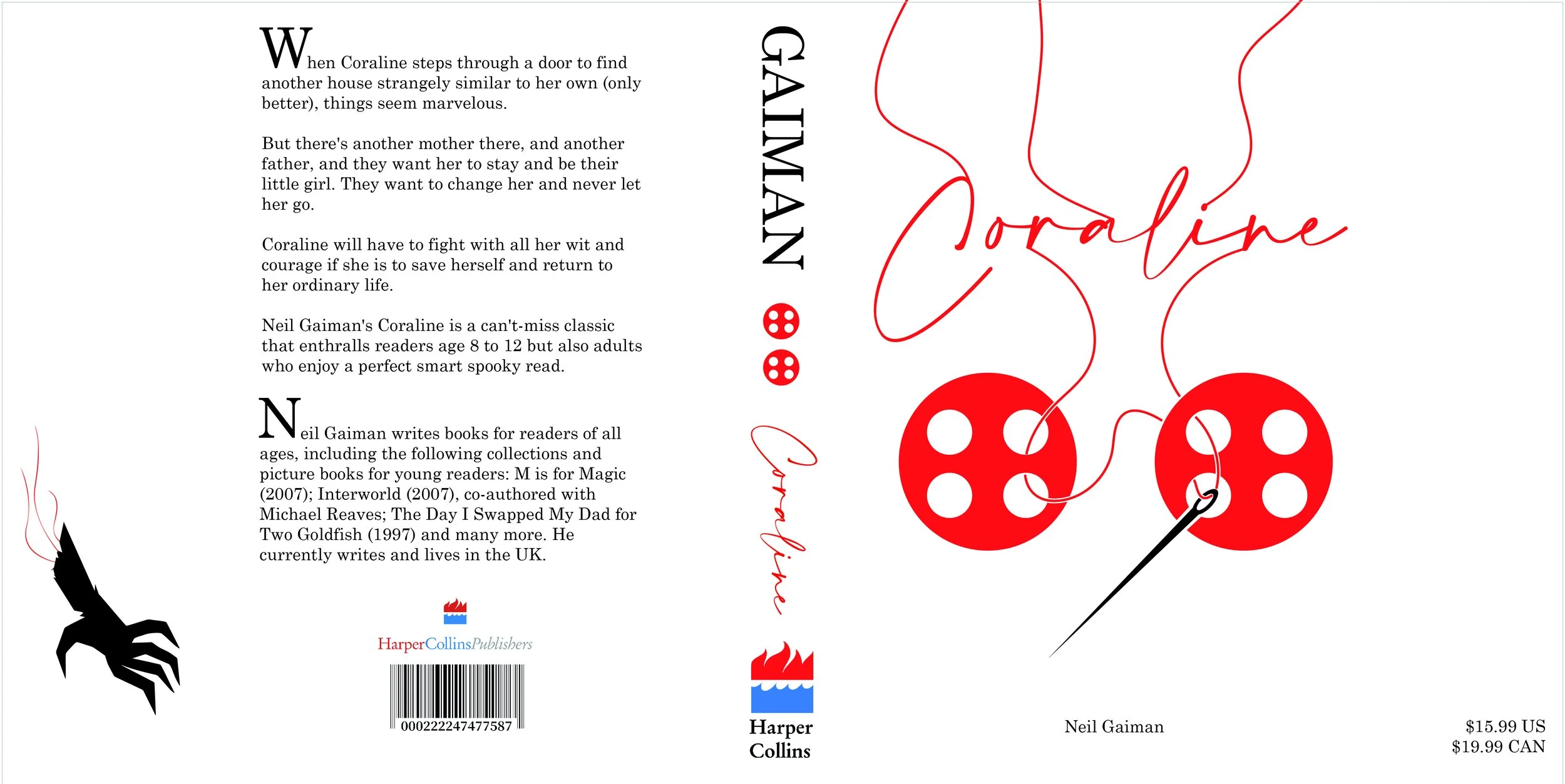 Adobe Photoshop: Book Cover re-design with assets created in Adobe Illustrator.