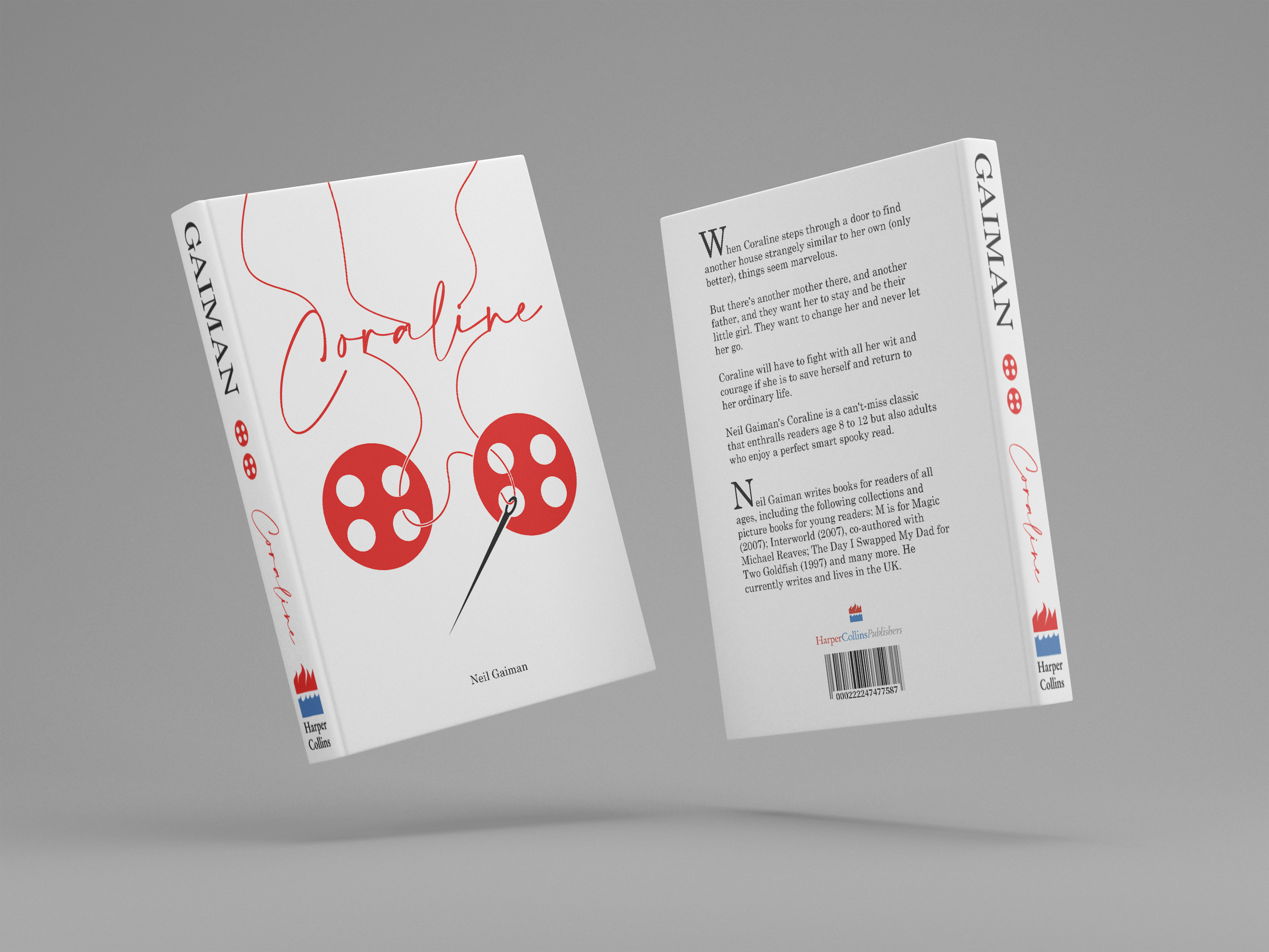 Adobe Illustrator + Photoshop: Book cover mockup.
