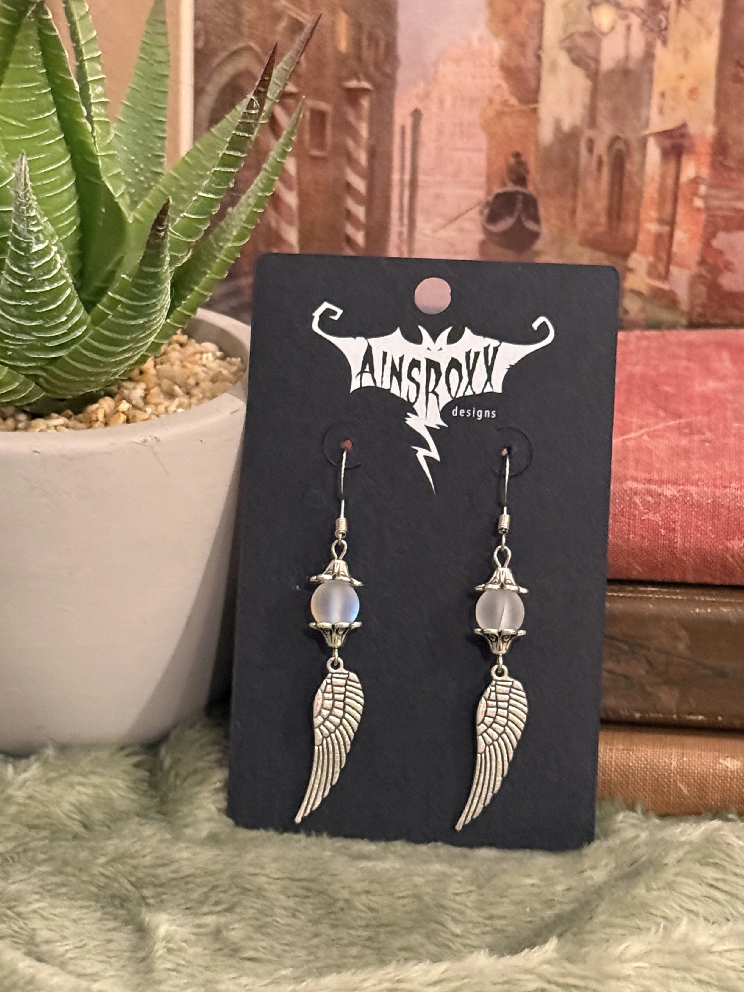 Silver Iridescent Wings