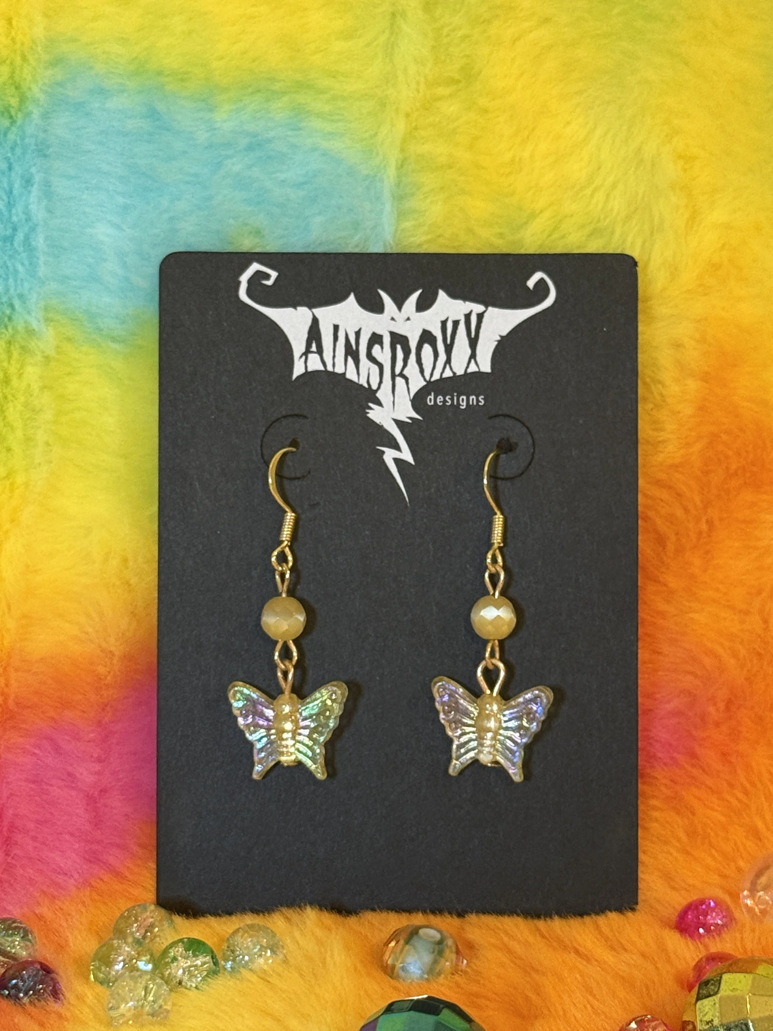 Iridescent Yellow Butterflies